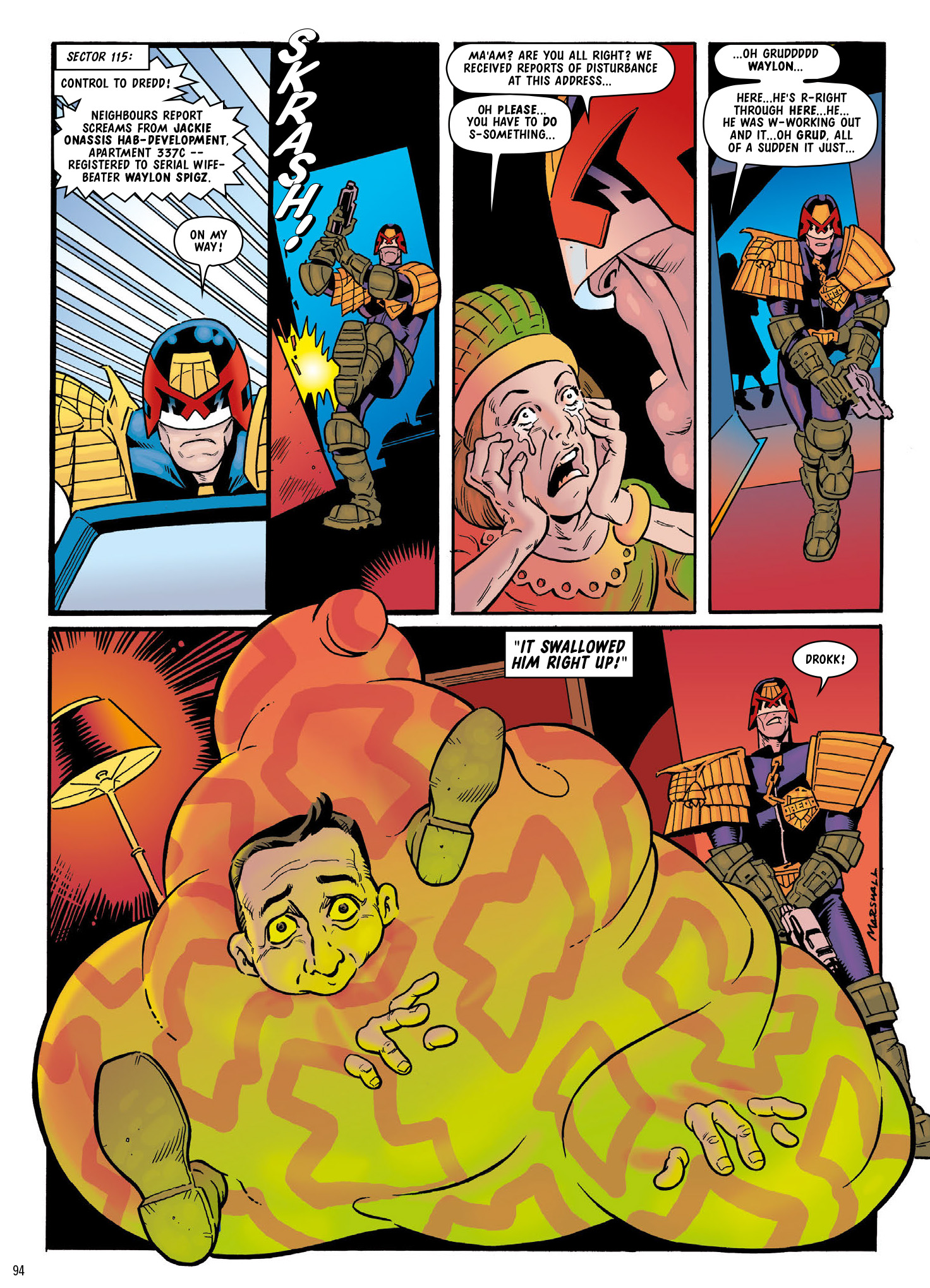 Read online Judge Dredd: The Complete Case Files comic -  Issue # TPB 32 (Part 1) - 96