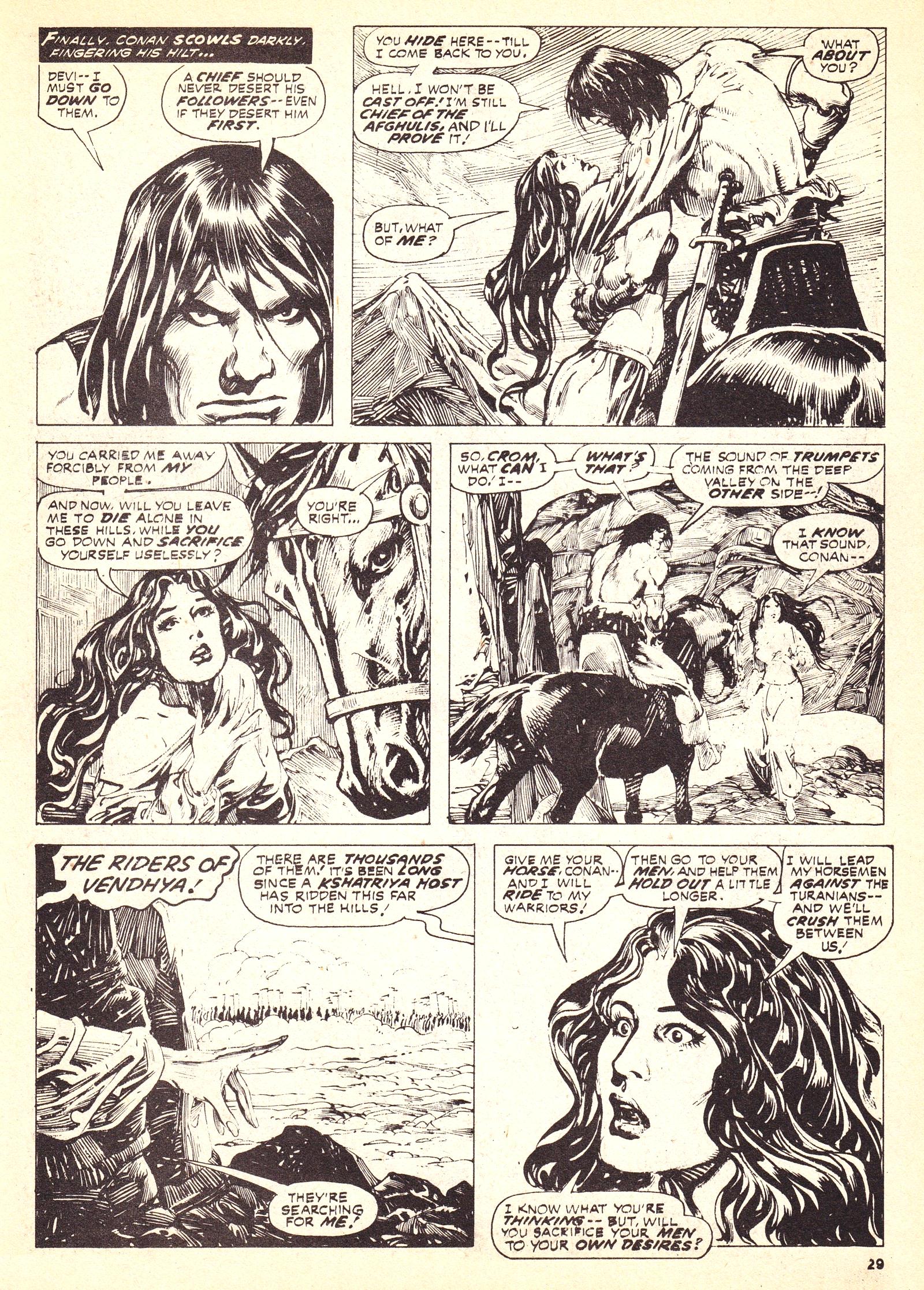 Read online The Savage Sword of Conan (1975) comic -  Issue #8 - 29