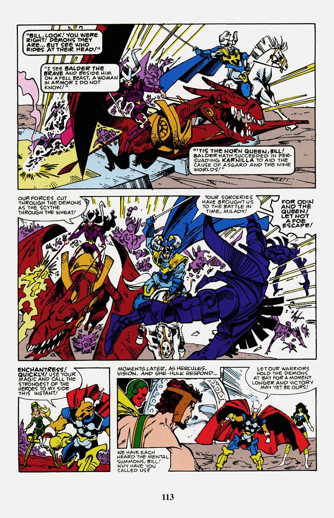 Read online Thor Visionaries: Walter Simonson comic -  Issue # TPB 2 - 115