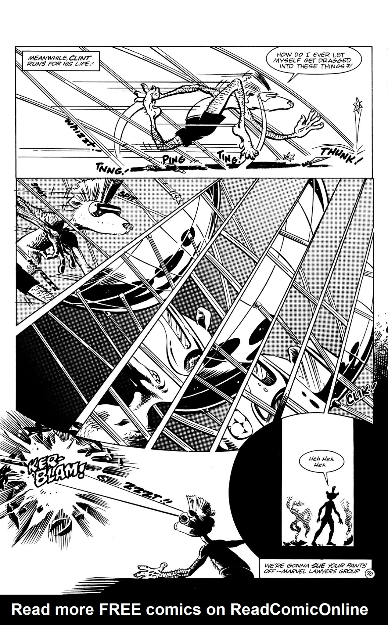 Read online Adolescent Radioactive Black Belt Hamsters comic -  Issue #7 - 21