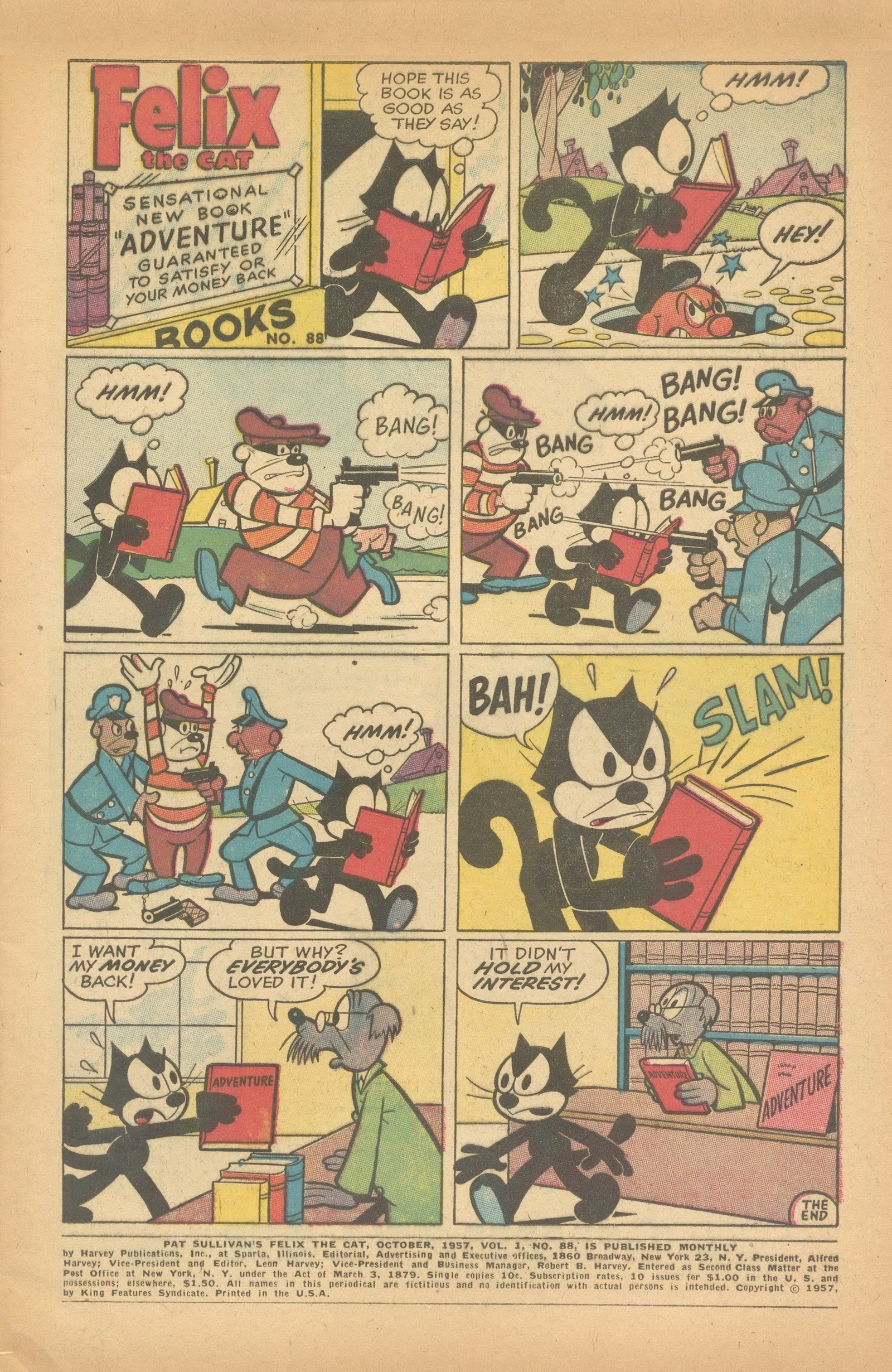 Read online Felix the Cat (1955) comic -  Issue #88 - 3