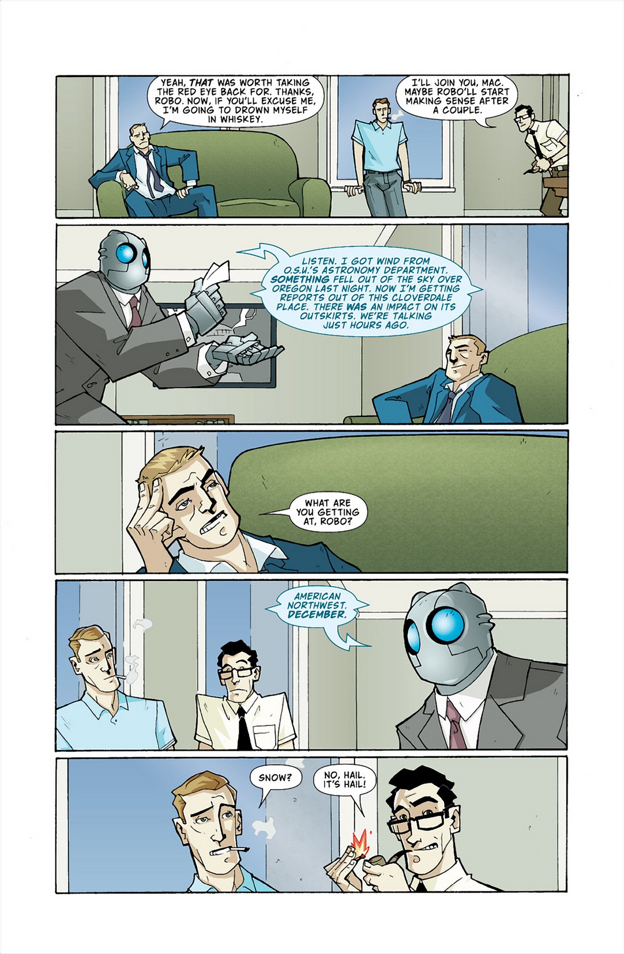 Read online Atomic Robo and the Shadow From Beyond Time comic -  Issue #3 - 3