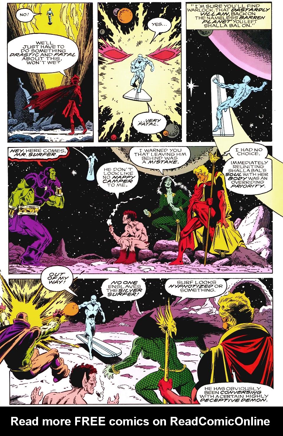 Read online Silver Surfer/Warlock: Resurrection comic -  Issue #4 - 17