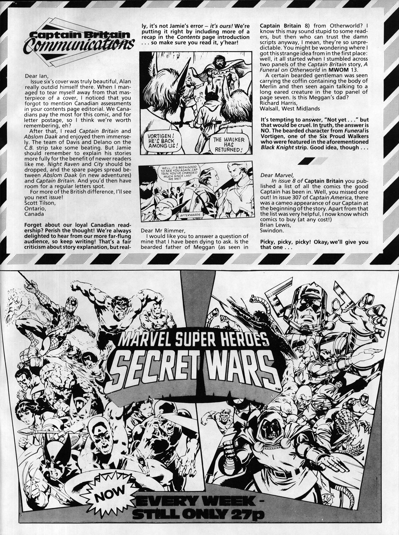 Read online Captain Britain (1985) comic -  Issue #10 - 35