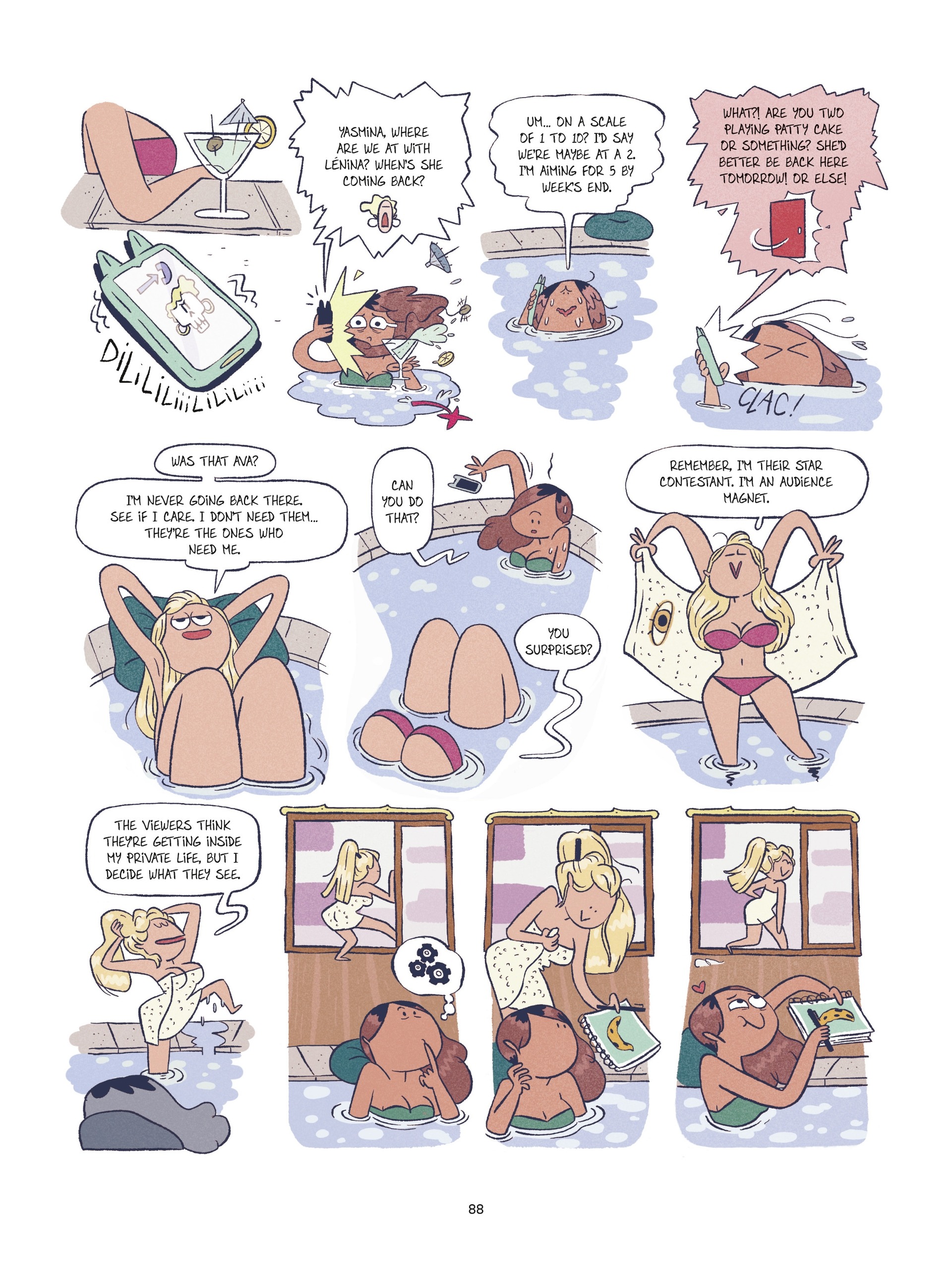 Read online Praising the Surface Behind the Scenes of Reality TV comic -  Issue # TPB - 82