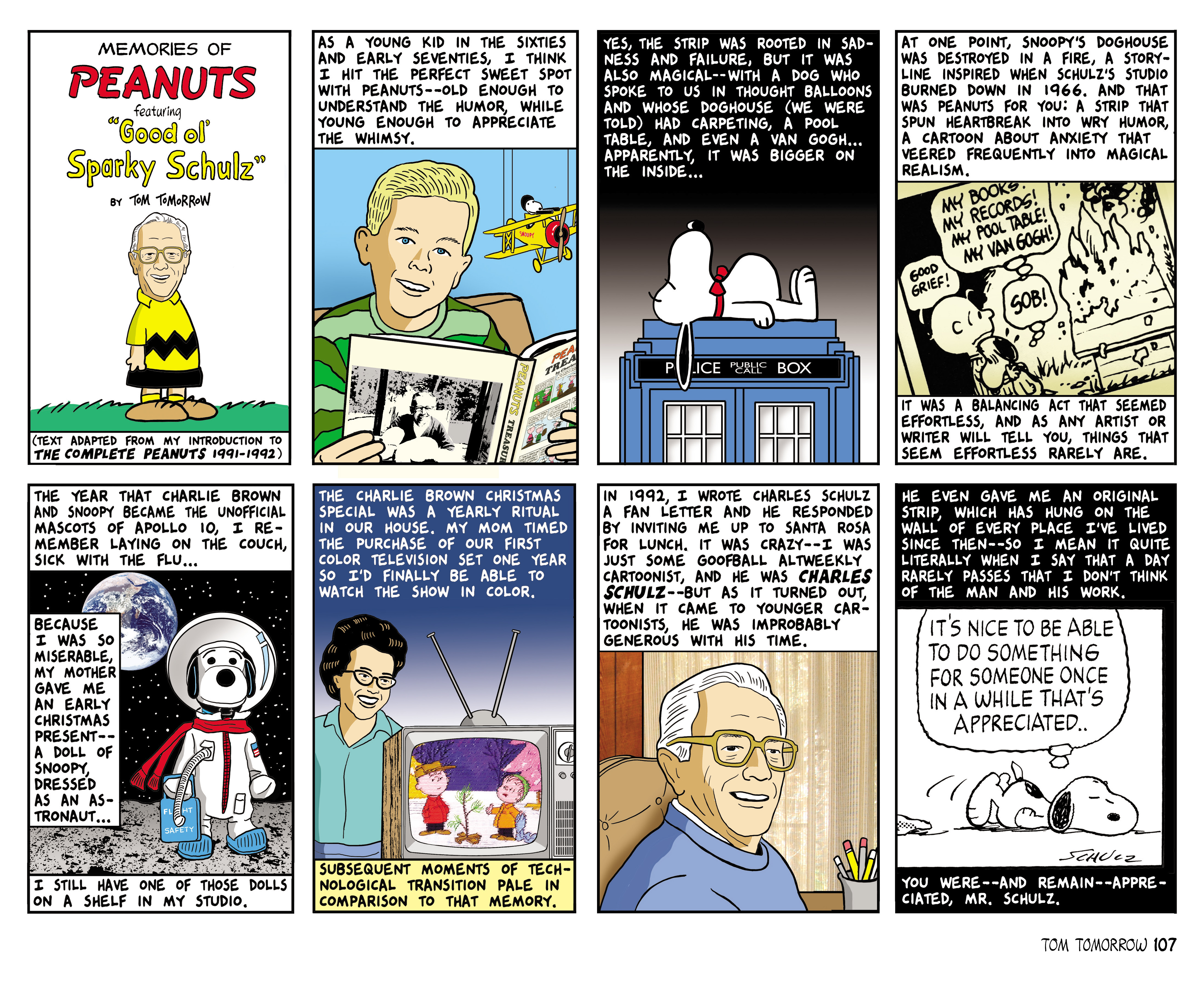 Read online Peanuts: A Tribute to Charles M. Schulz comic -  Issue # TPB (Part 2) - 9
