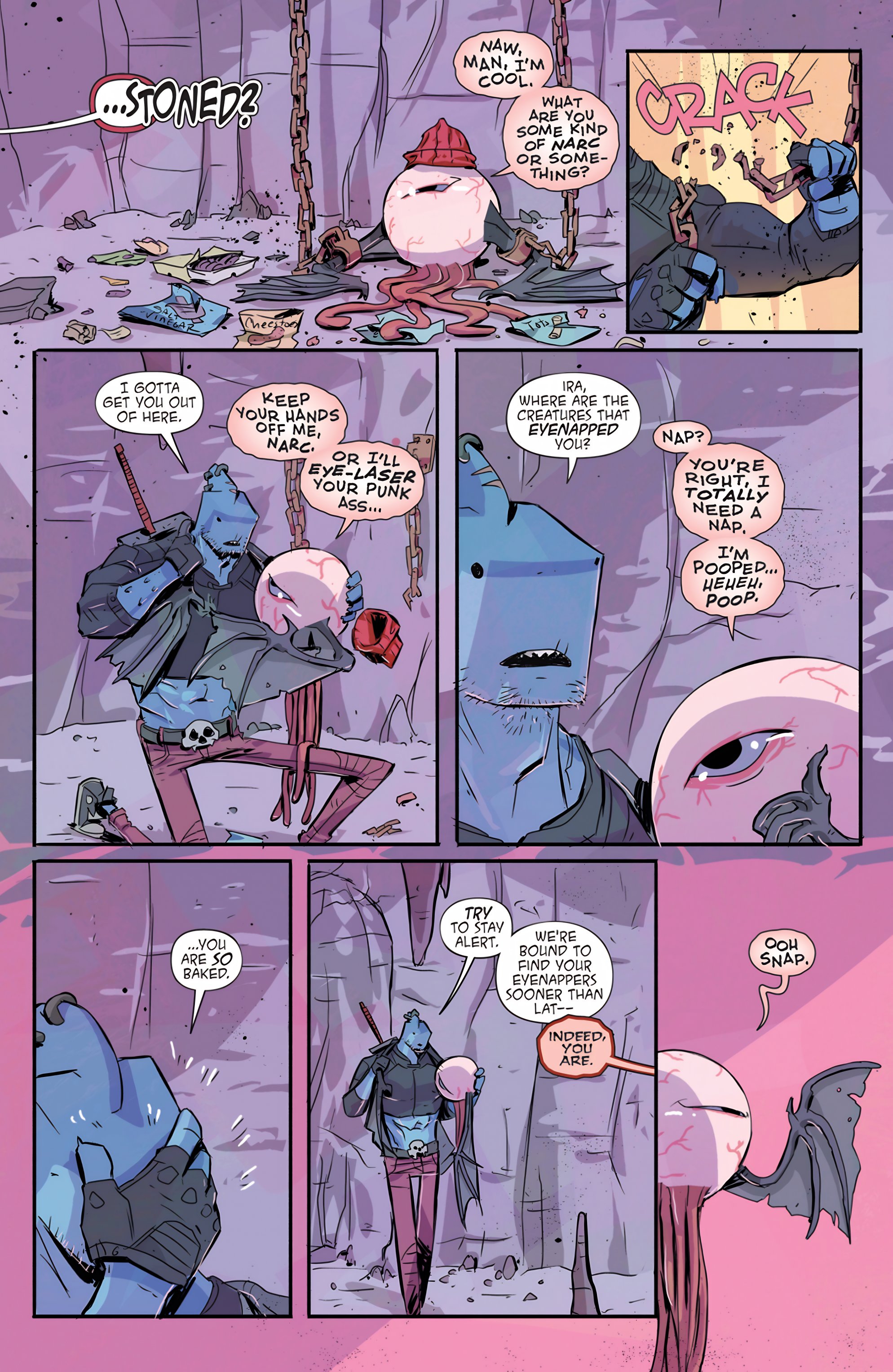 Read online Metalshark Bro: Assault On Hamzig Island comic -  Issue # TPB - 21