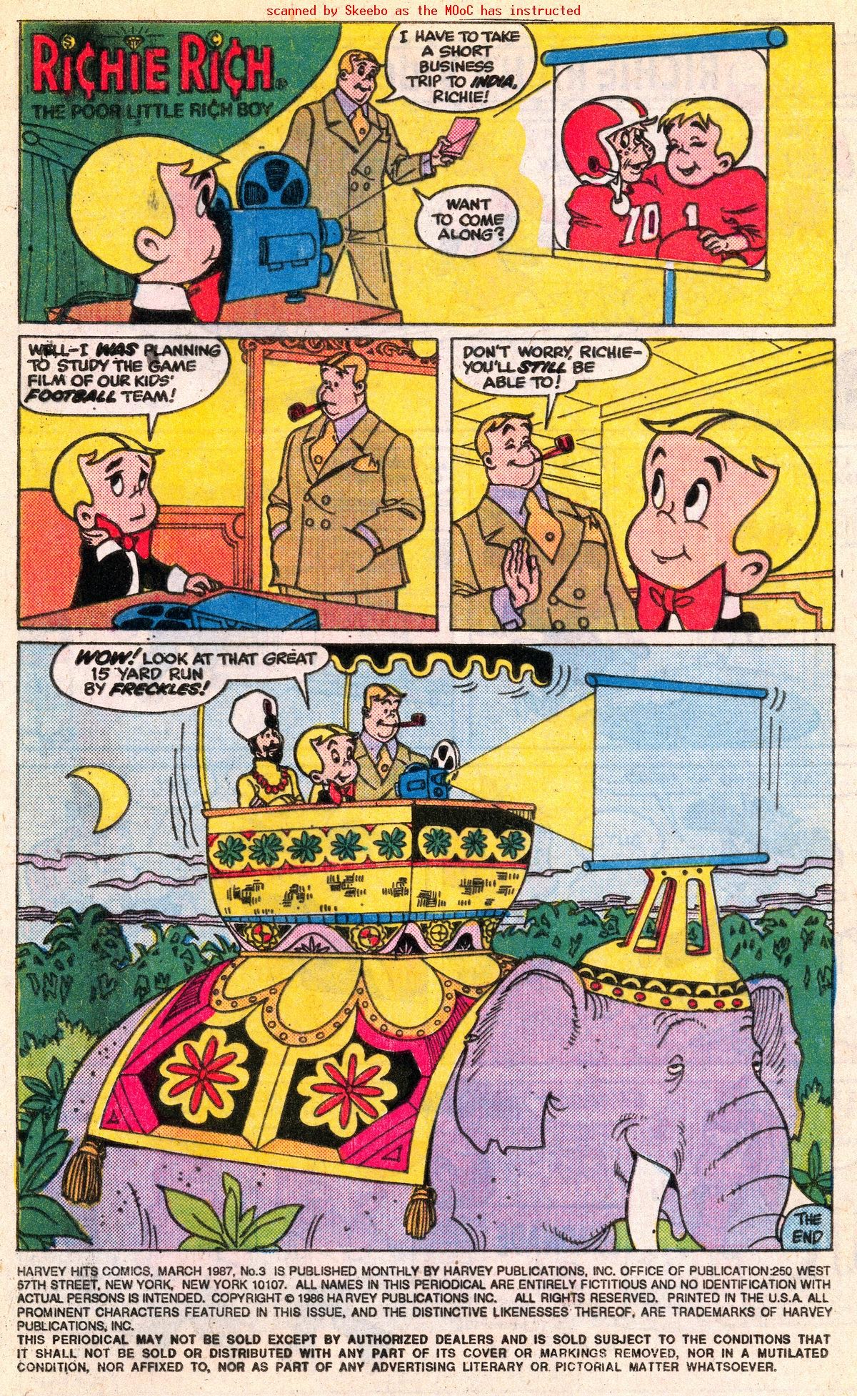 Read online Harvey Hits Comics comic -  Issue #3 - 5