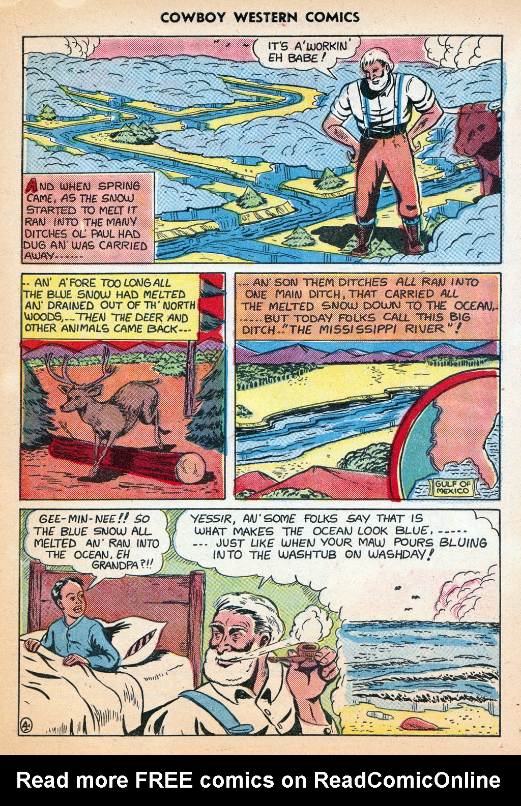 Read online Cowboy Western Comics (1948) comic -  Issue #29 - 17