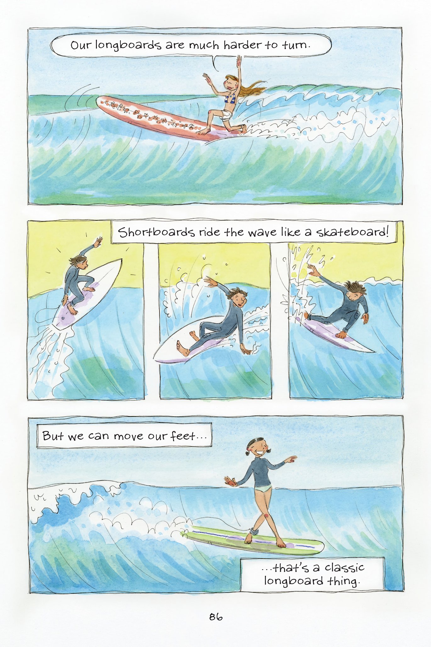 Read online The Science of Surfing: A Surfside Girls Guide to the Ocean comic -  Issue # TPB - 86