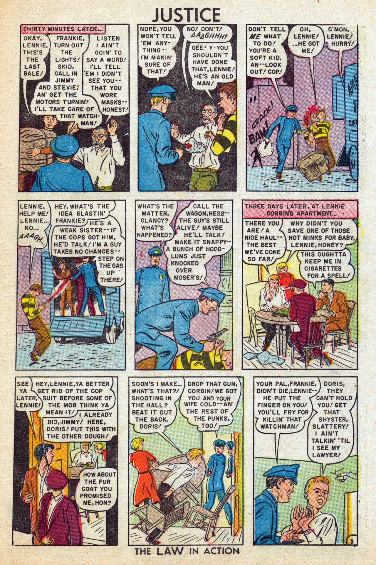 Read online Justice (1947) comic -  Issue #10 - 5