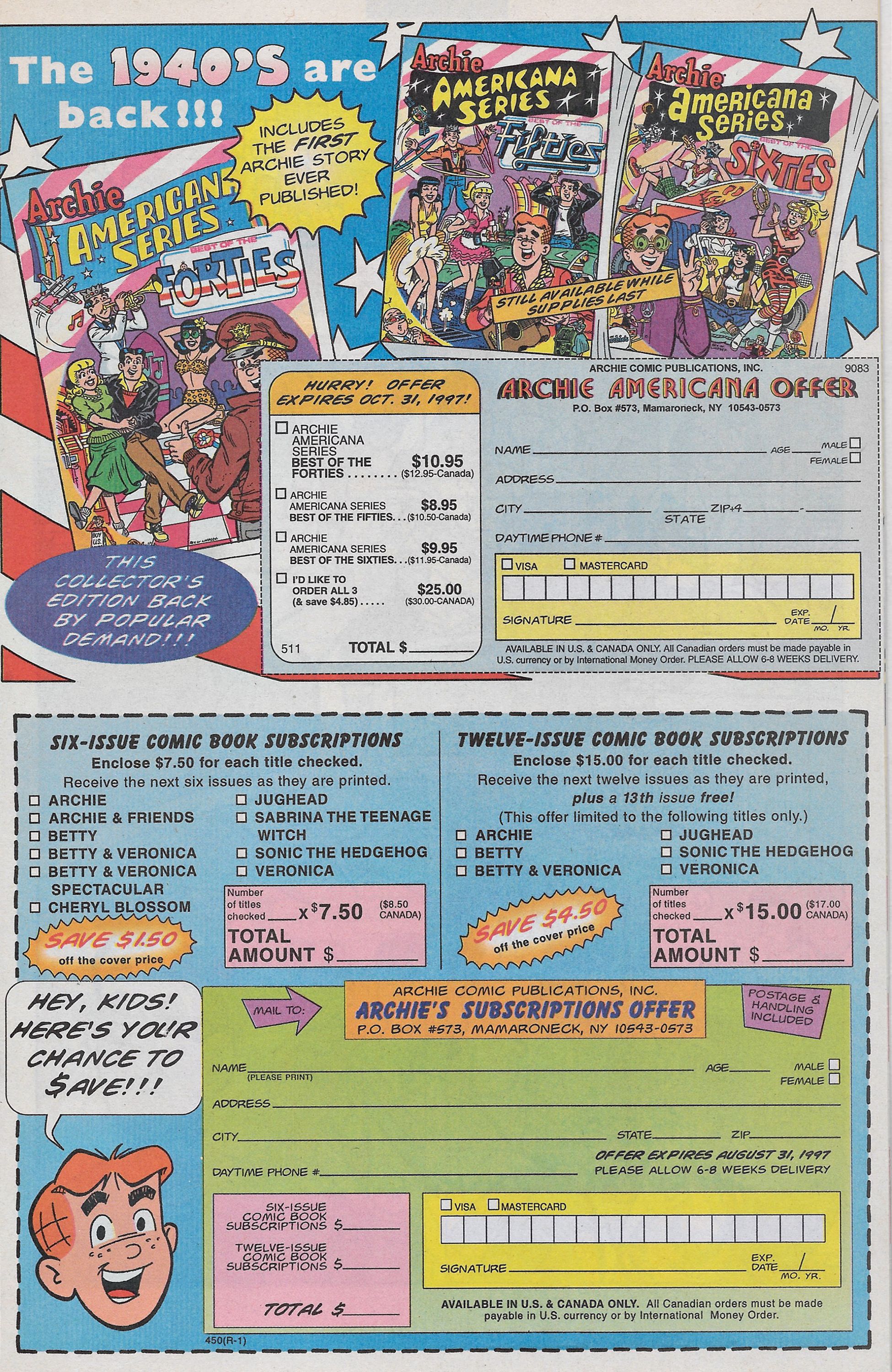 Read online Archie's Pal Jughead Comics comic -  Issue #96 - 19