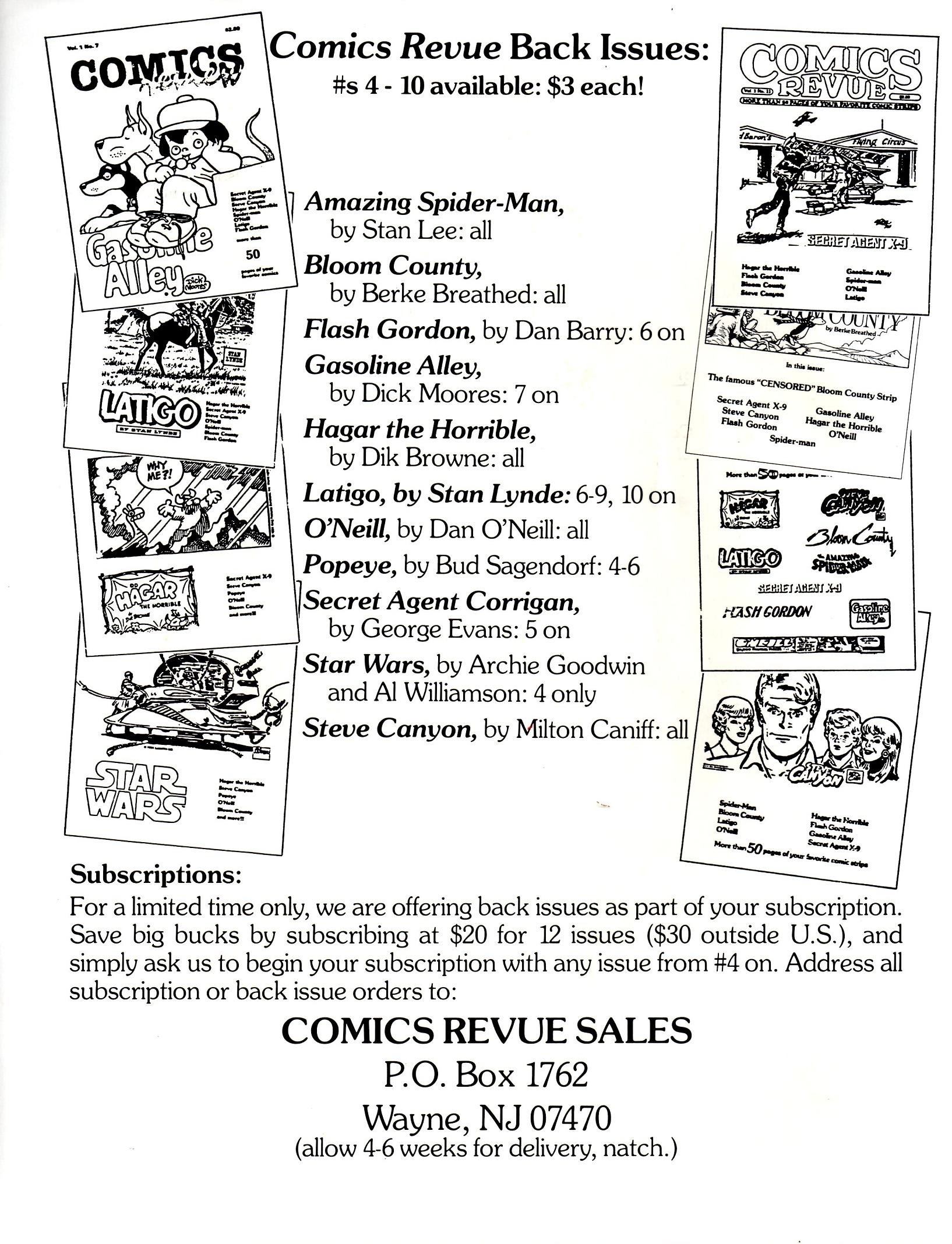 Read online Comics Revue comic -  Issue #13 - 2