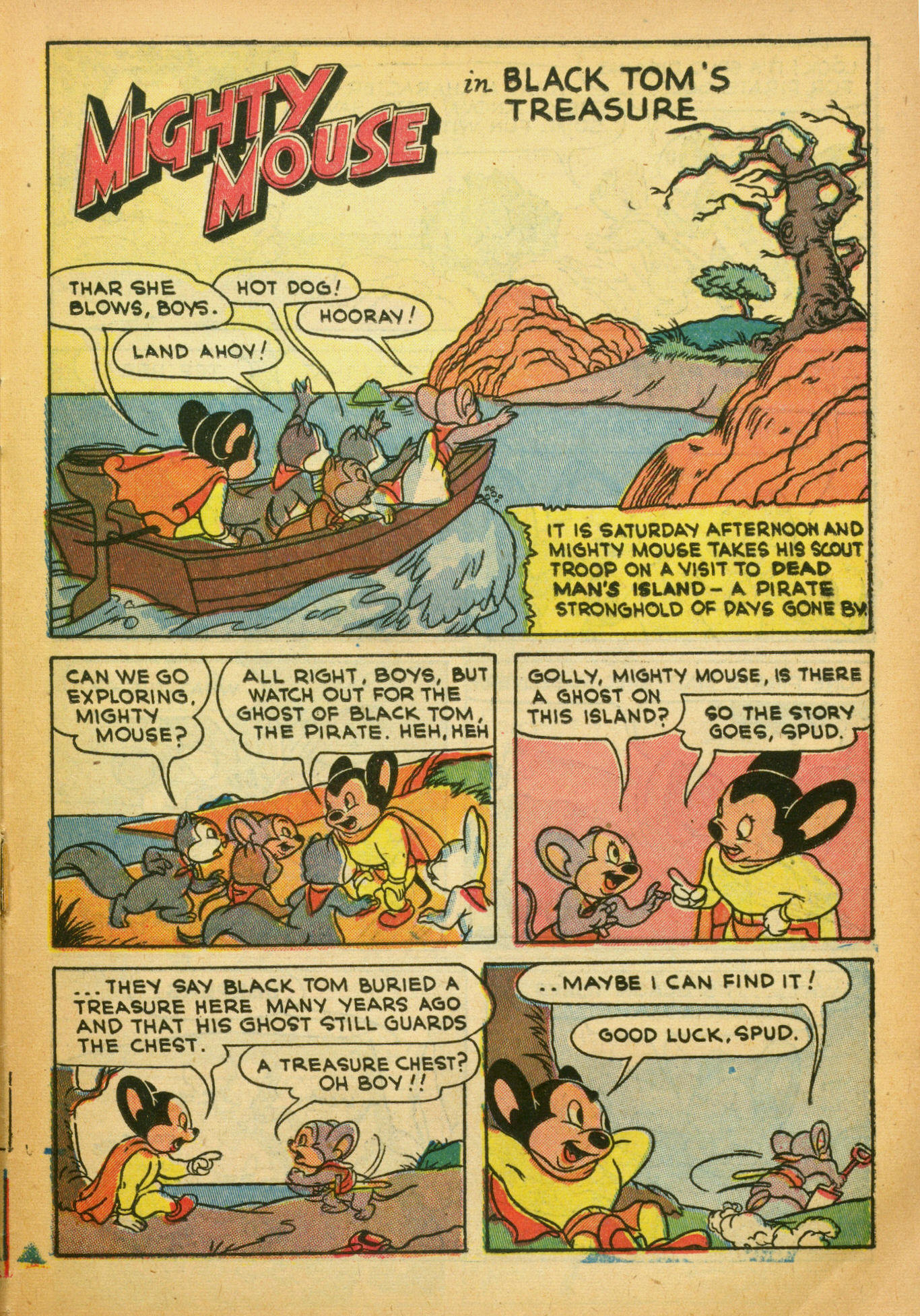 Read online Paul Terry's Mighty Mouse Comics comic -  Issue #39 - 57