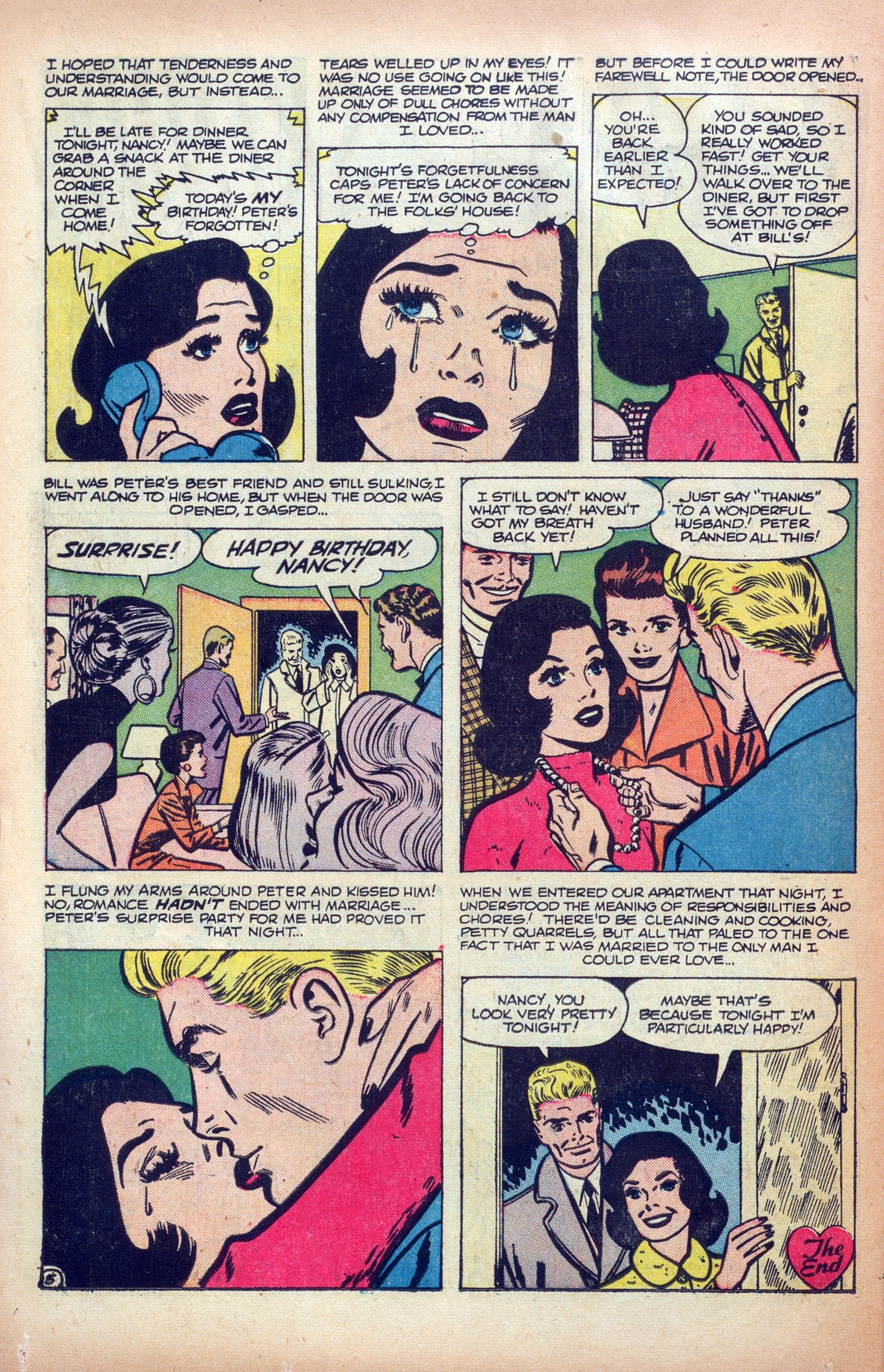 Read online Love Romances comic -  Issue #56 - 14