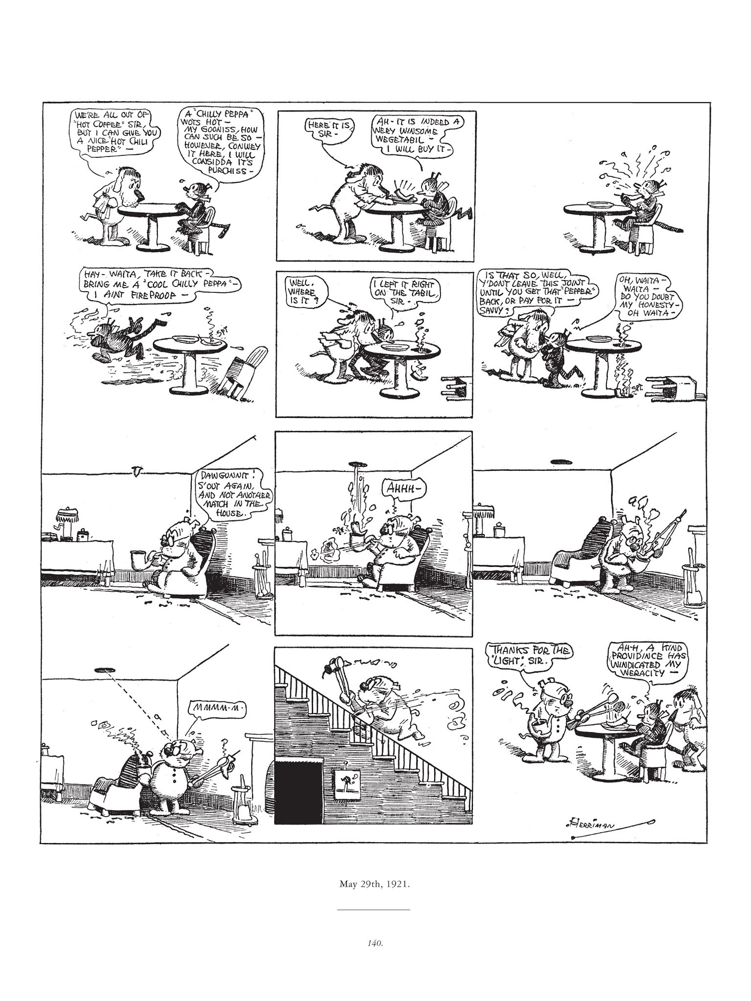 Read online Krazy & Ignatz comic -  Issue # TPB 2 - 140