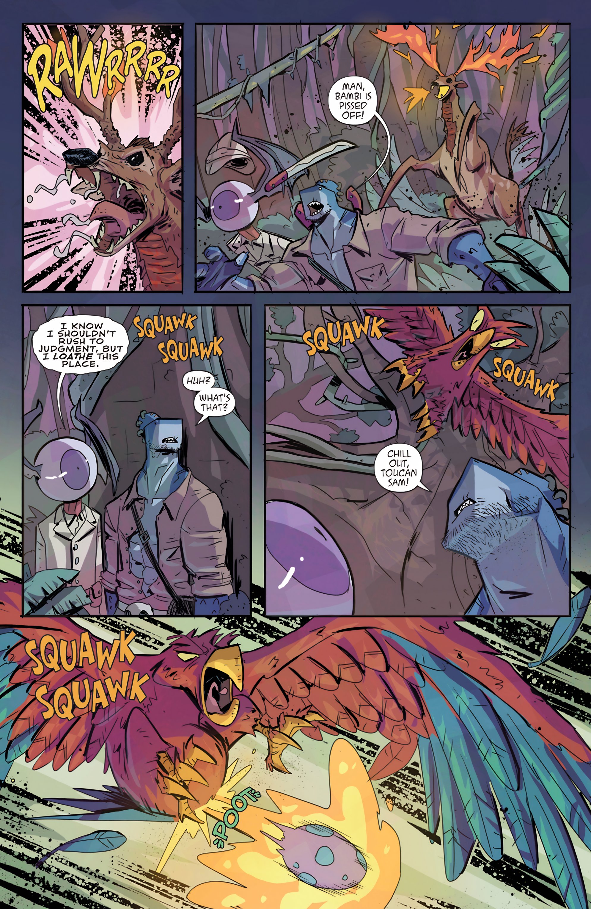 Read online Metalshark Bro: Assault On Hamzig Island comic -  Issue # TPB - 68