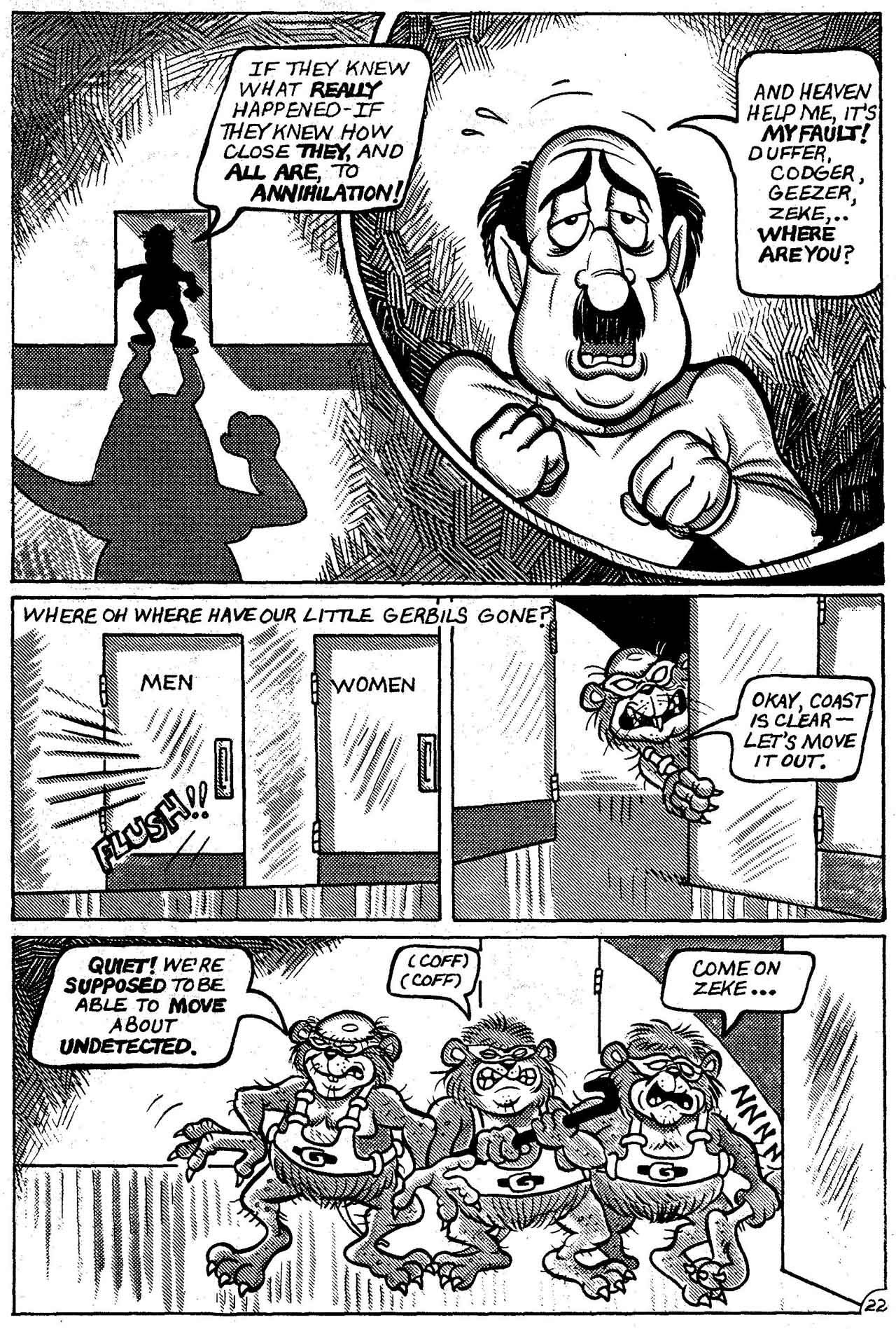 Read online Geriatric Gangrene Jujitsu Gerbils comic -  Issue #1 - 25