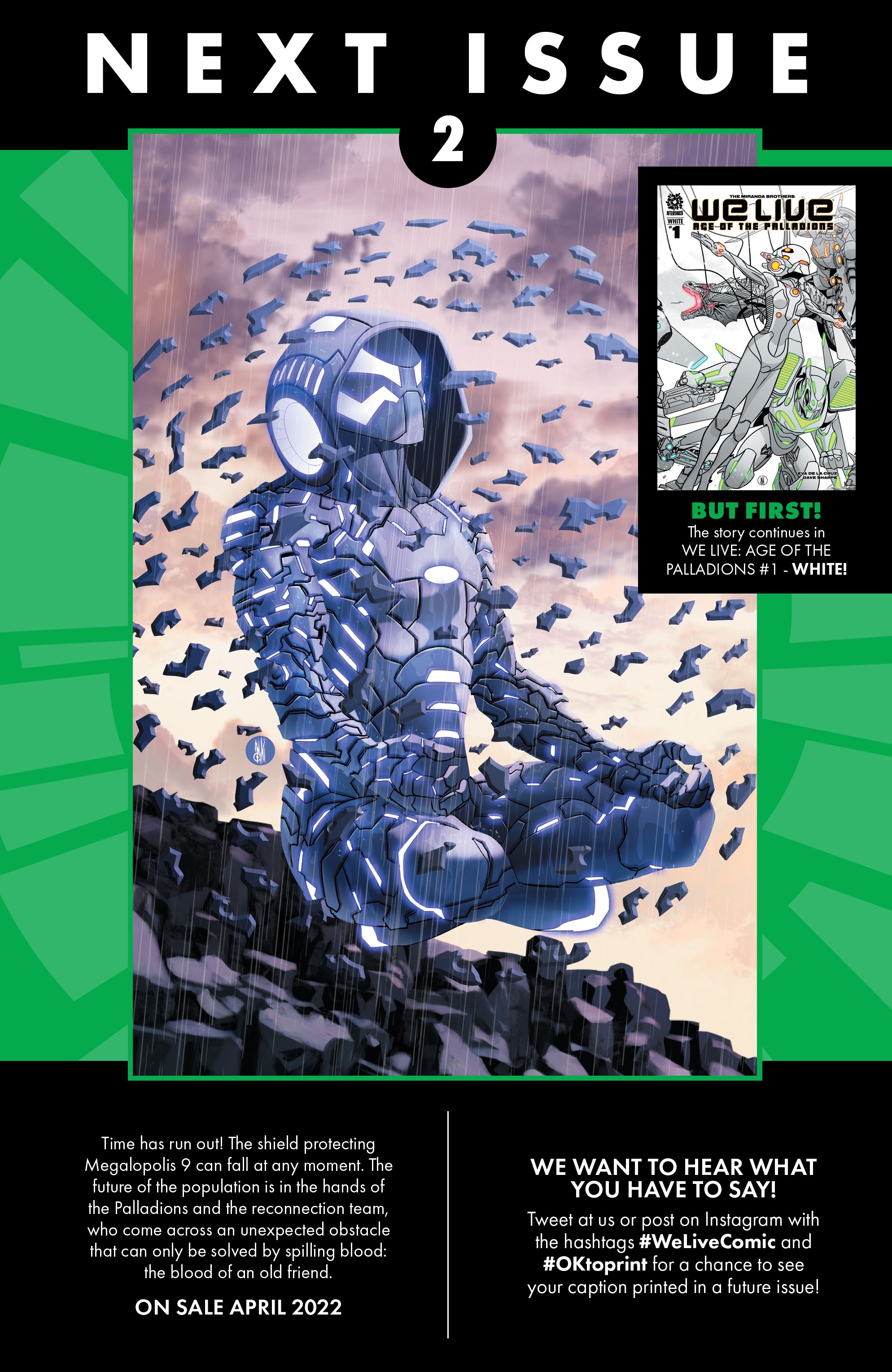 Read online We Live: Age of the Palladions comic -  Issue #1 Black - 24