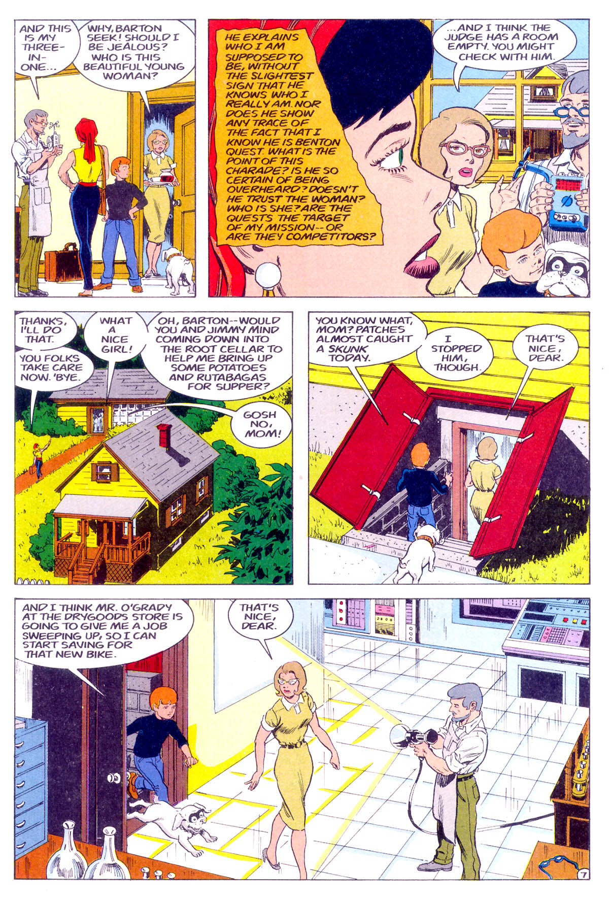 Read online Jonny Quest comic -  Issue #9 - 10