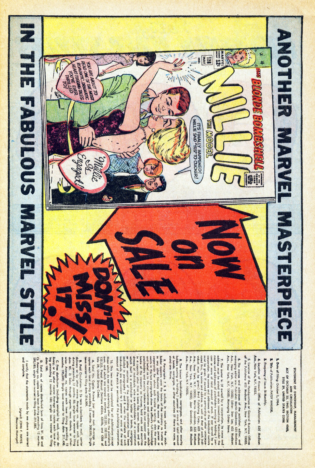 Read online Patsy Walker comic -  Issue #120 - 32