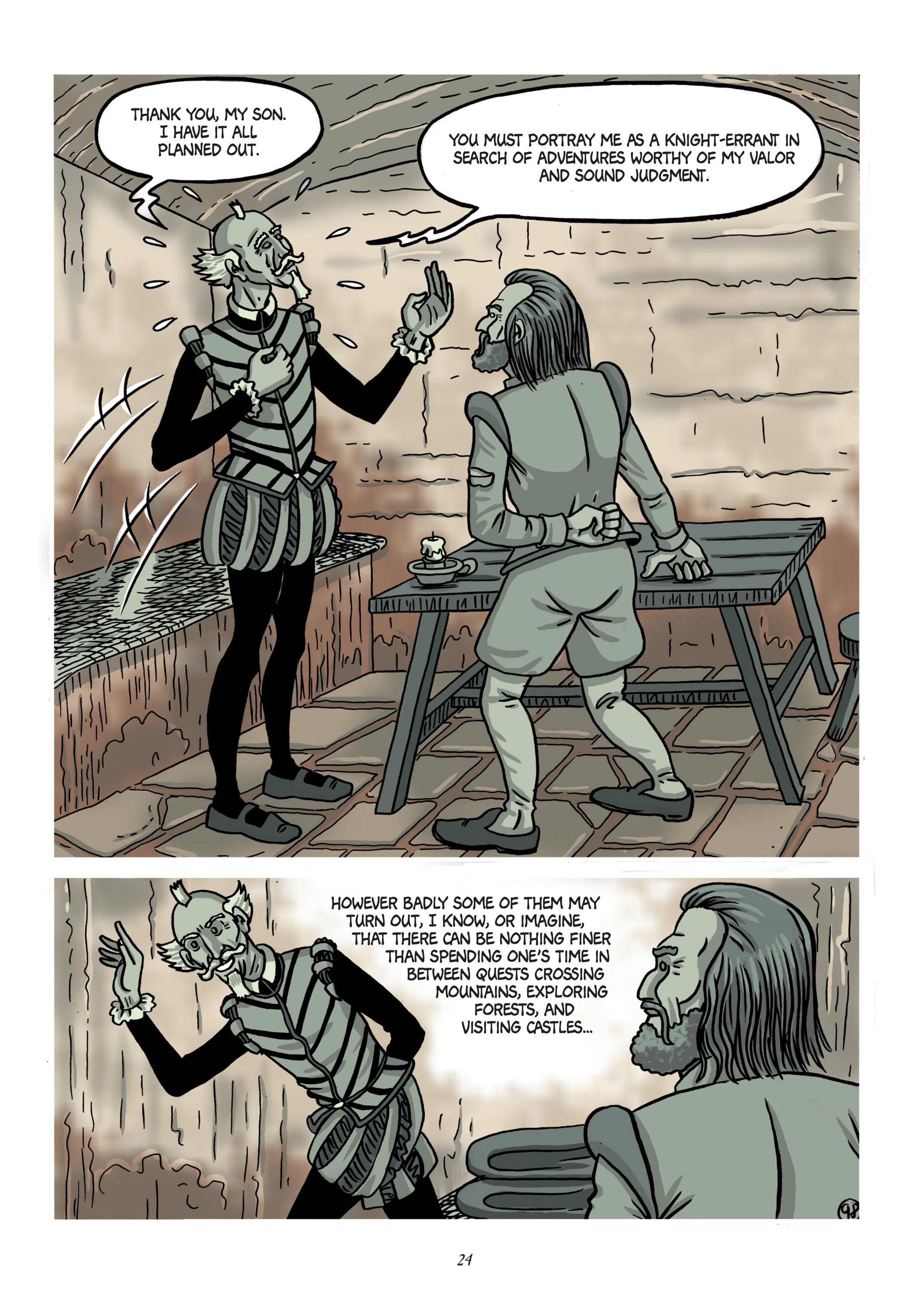 Read online Cervantes comic -  Issue # TPB 2 - 21