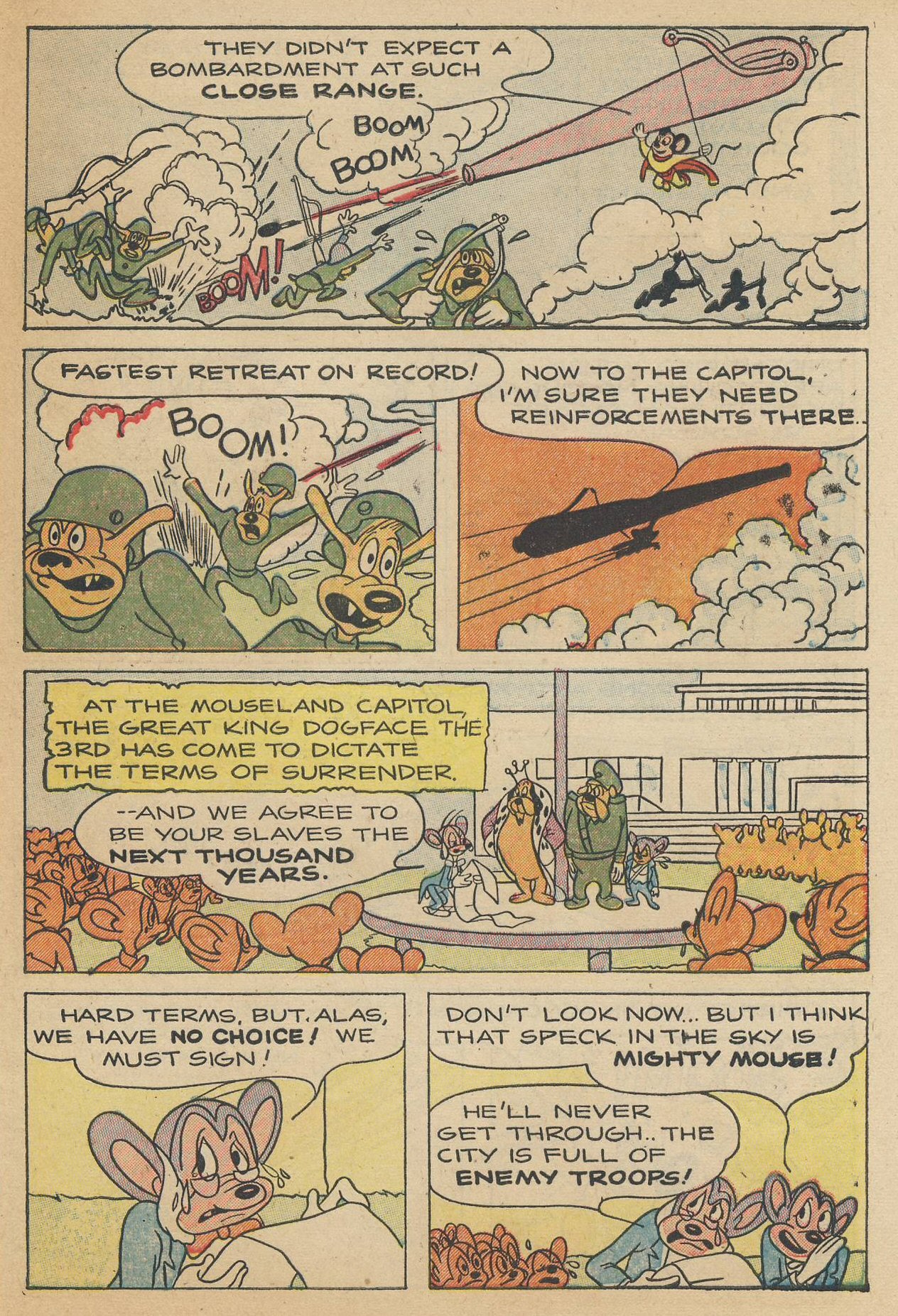 Read online Paul Terry's Mighty Mouse Comics comic -  Issue #45 - 95