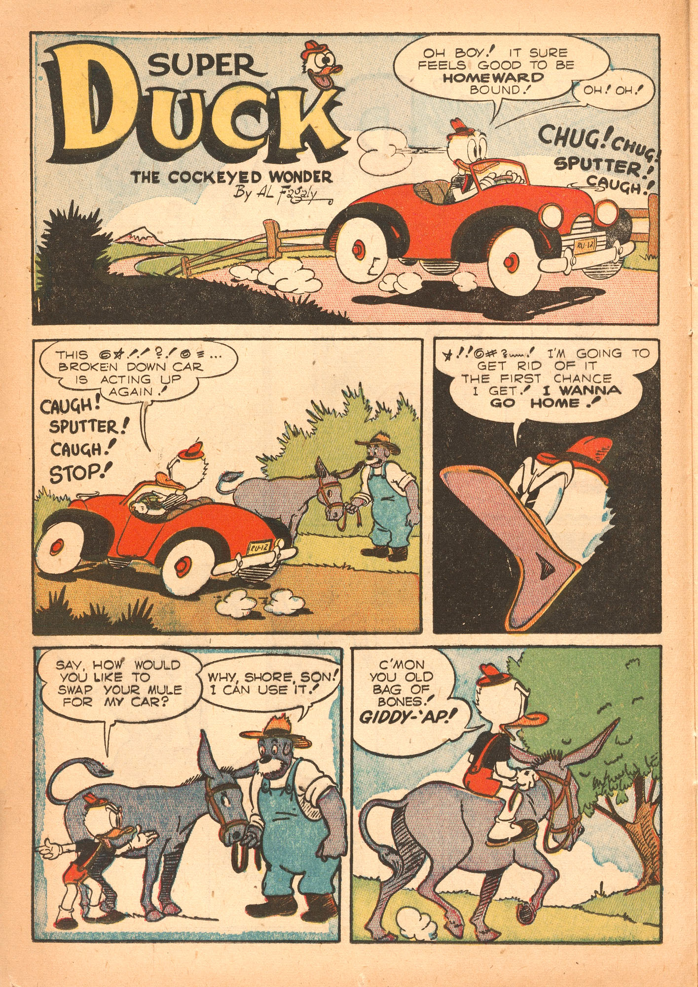 Read online Super Duck Comics comic -  Issue #20 - 16