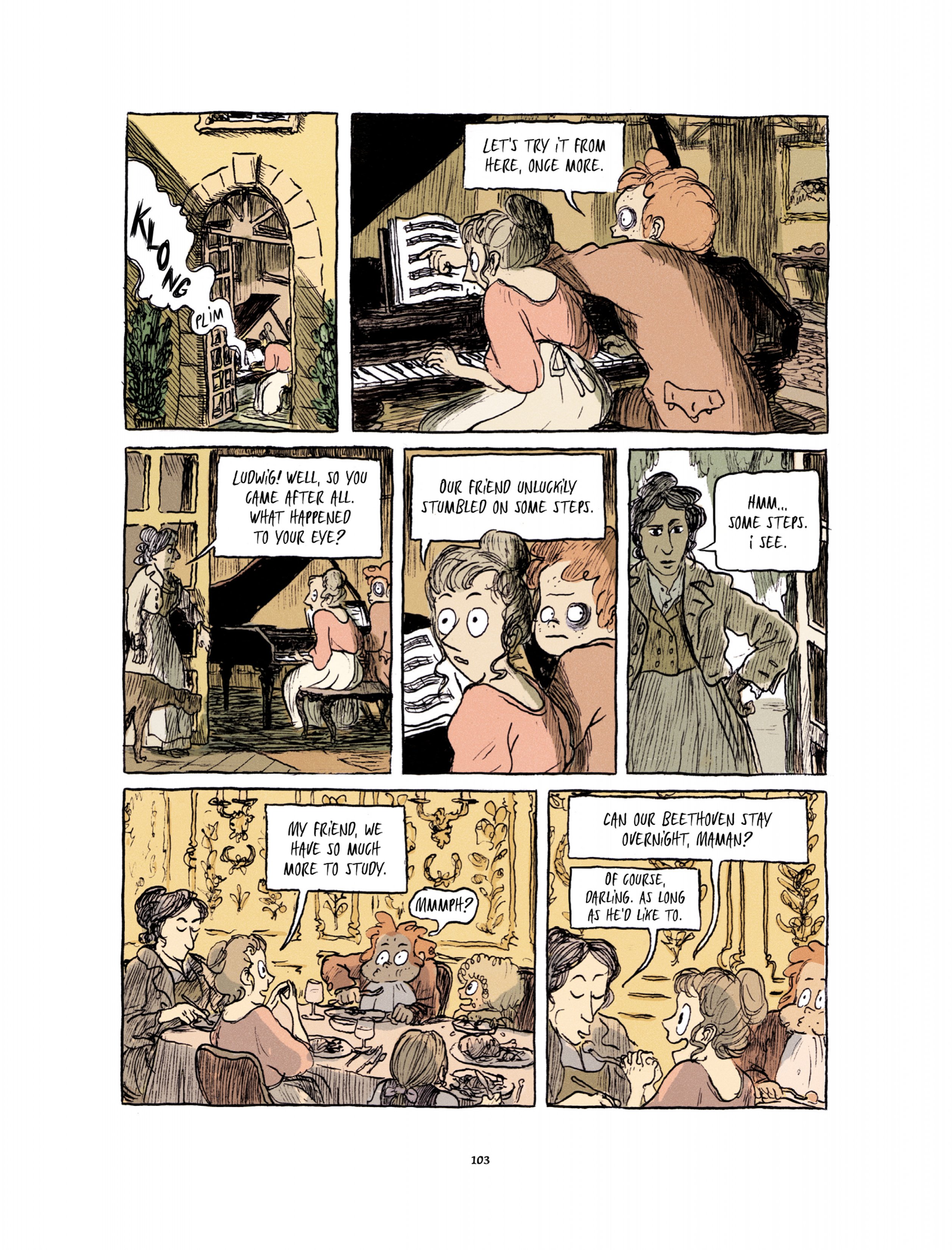 Read online Golden Boy: Beethoven's Youth comic -  Issue # TPB (Part 2) - 3