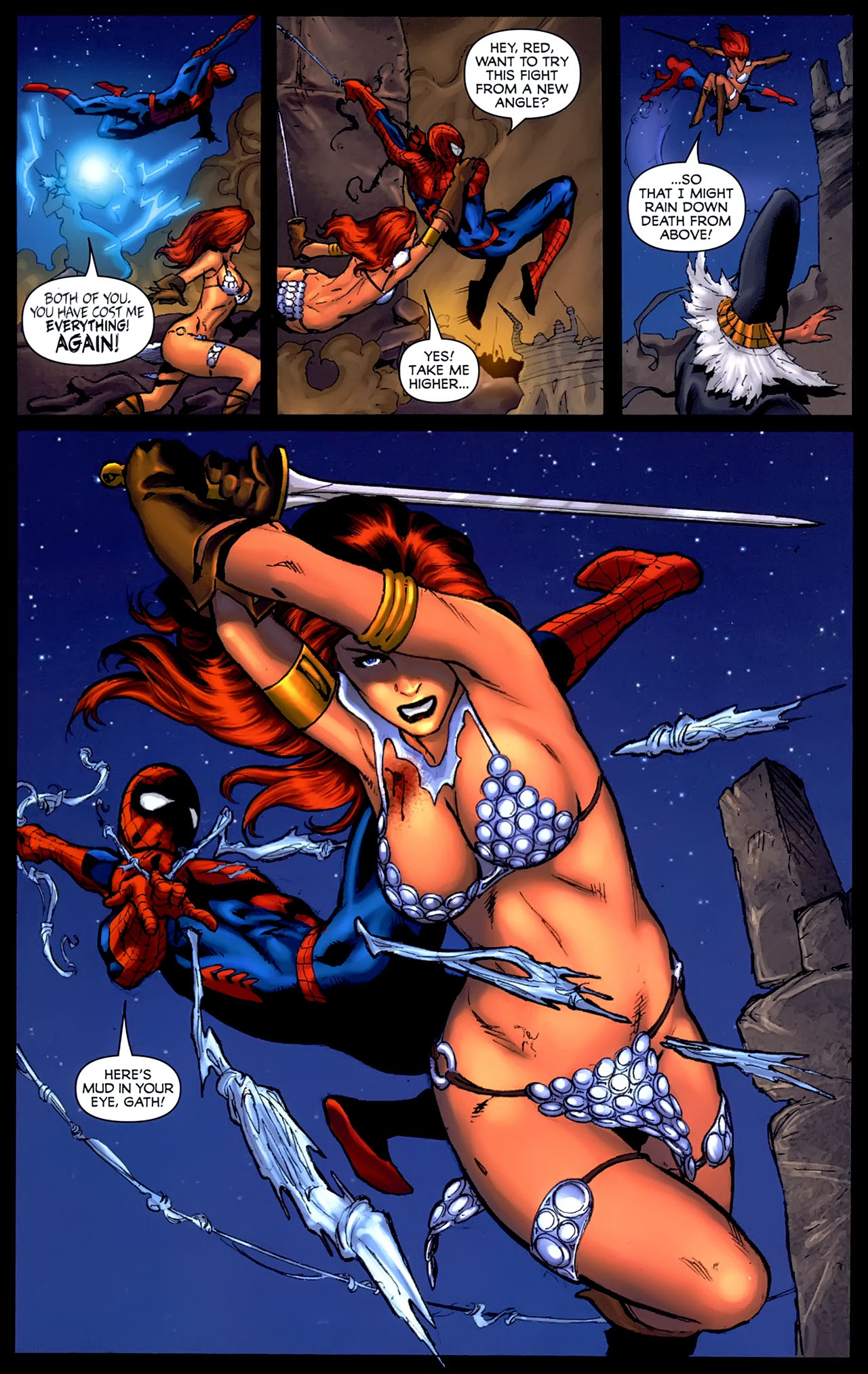 Read online Spider-Man/Red Sonja comic -  Issue #5 - 16