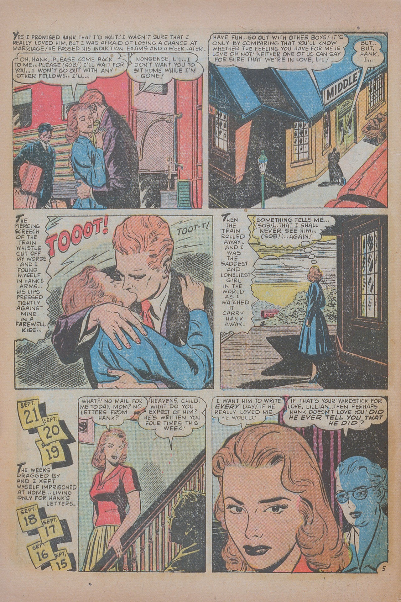 Read online Love Romances comic -  Issue #20 - 30