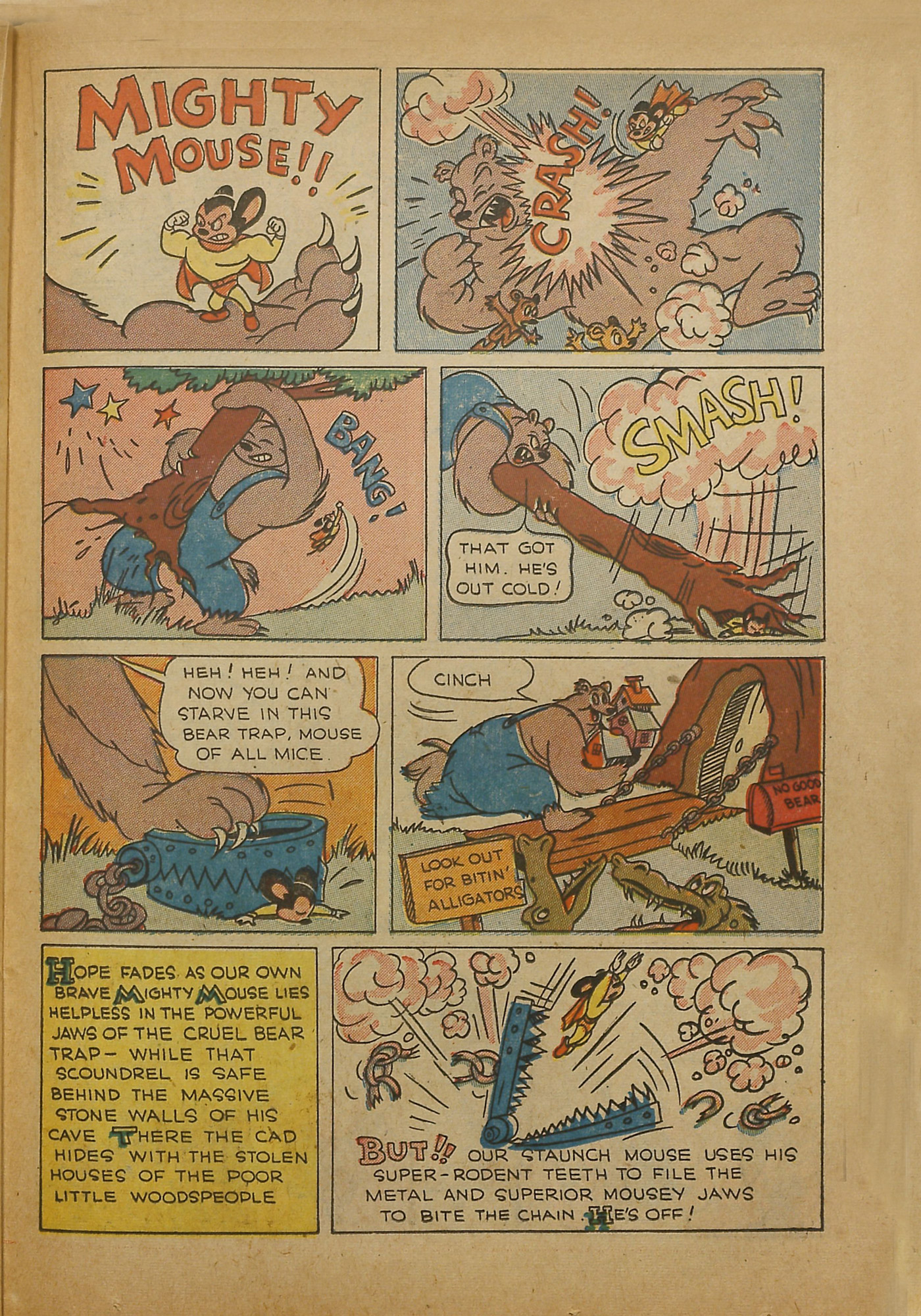 Read online Paul Terry's Mighty Mouse Comics comic -  Issue #40 - 55