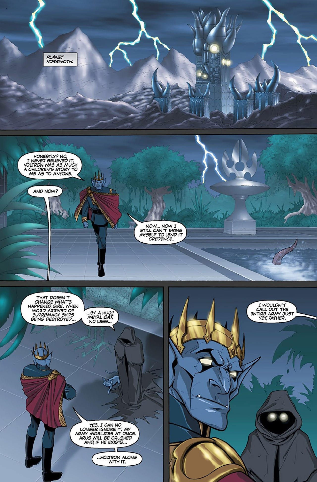 Read online Voltron: Defender of the Universe (Existed) comic -  Issue #3 - 16