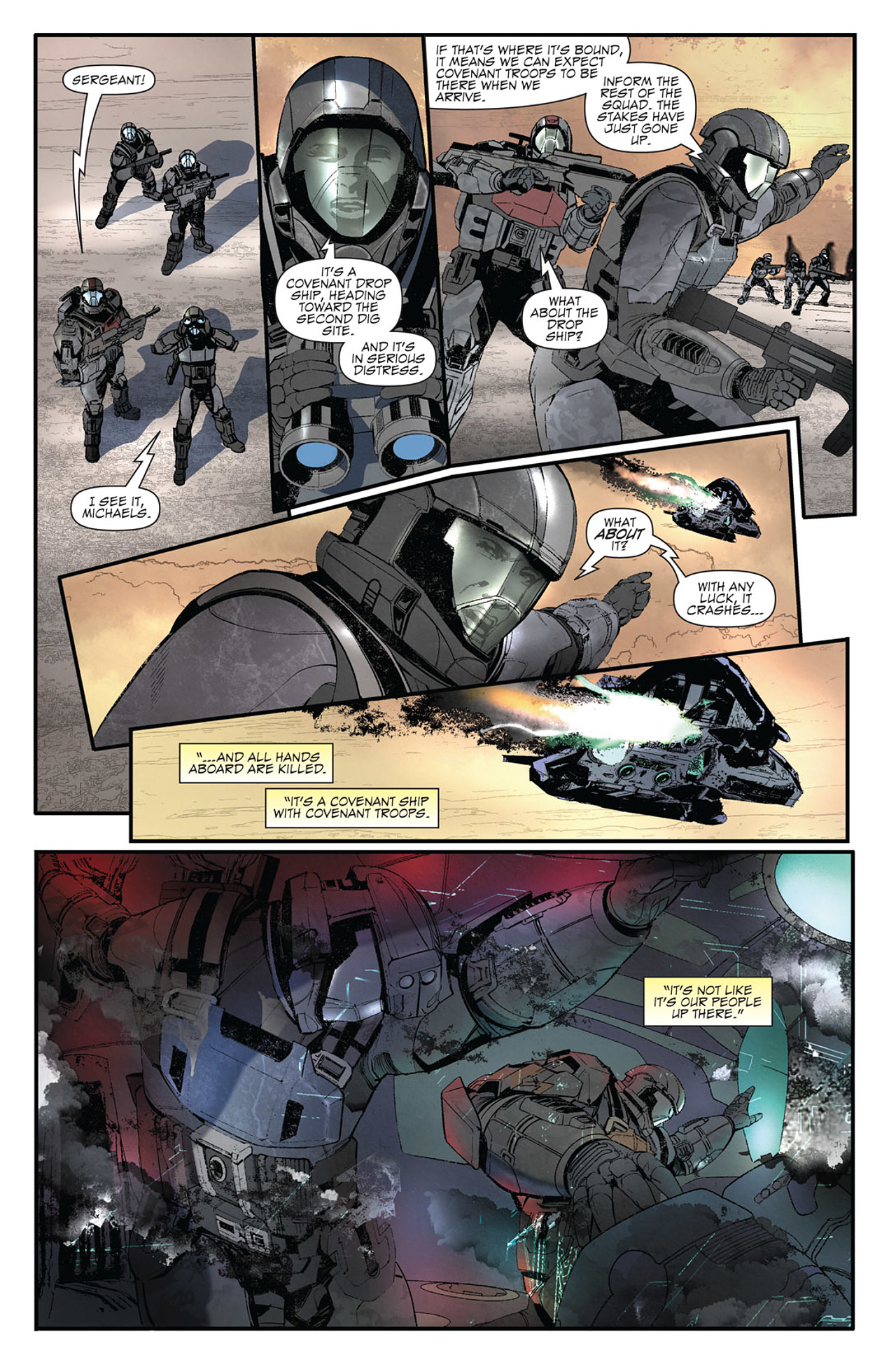 Read online Halo: Helljumper comic -  Issue # Full - 103