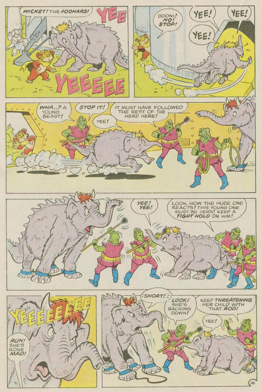 Read online Ewoks (1987) comic -  Issue #5 - 16