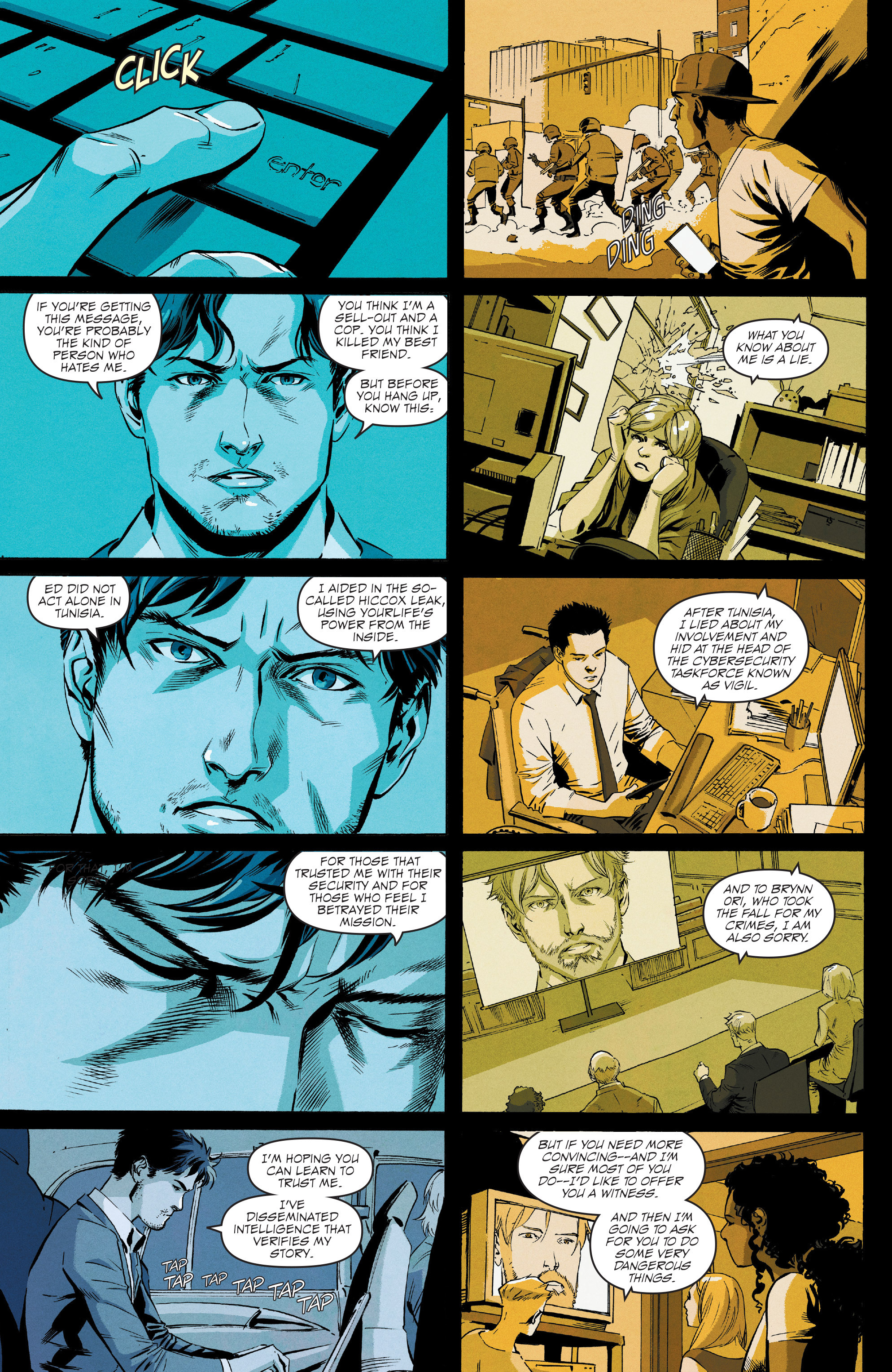 Read online Hacktivist Volume 2 comic -  Issue #6 - 4