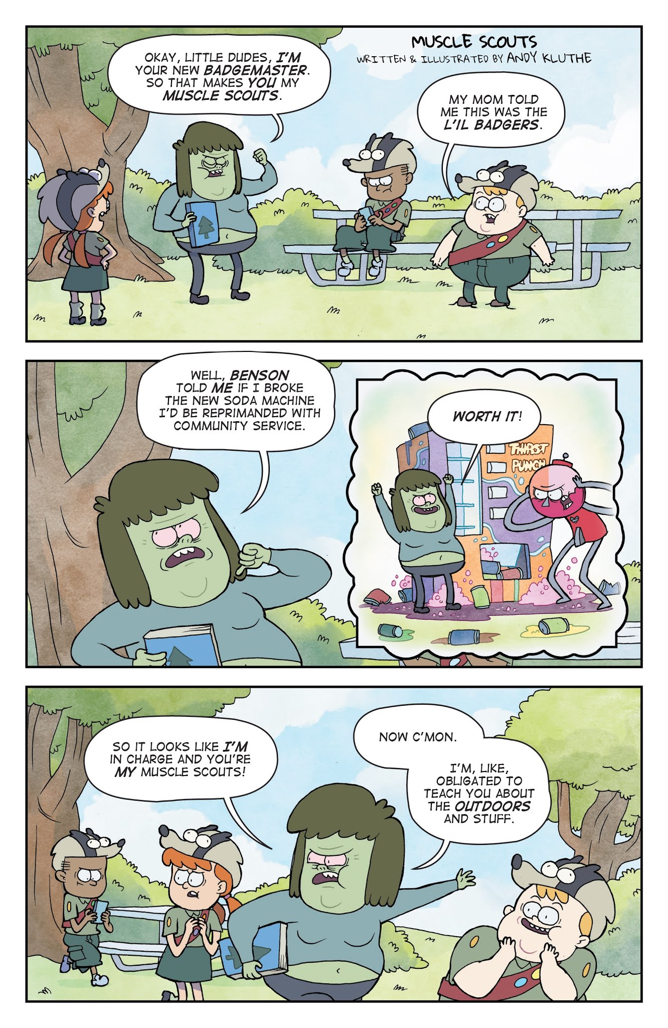 Read online Regular Show: Parks and Wreck comic -  Issue # TPB - 27