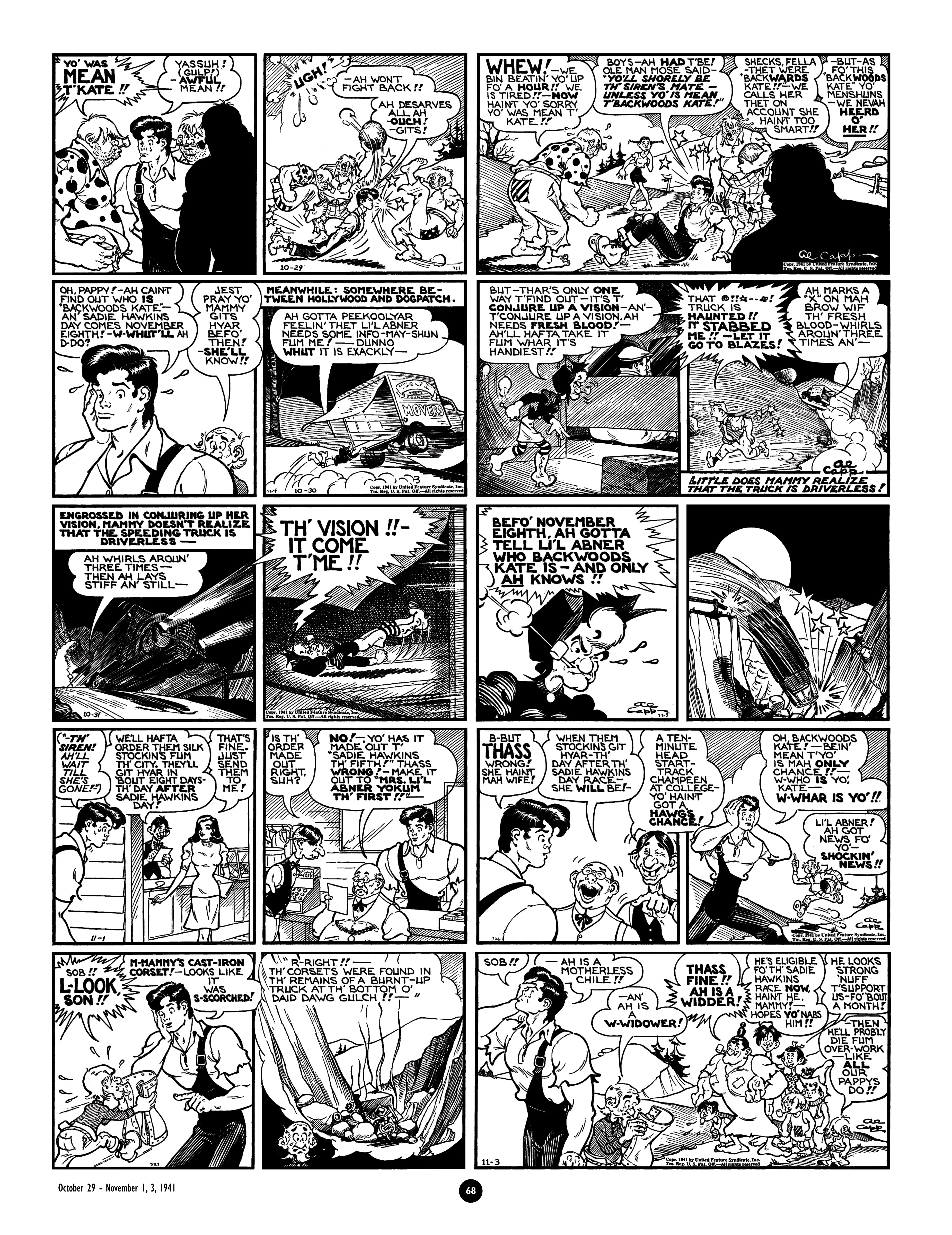 Read online Al Capp's Li'l Abner Complete Daily & Color Sunday Comics comic -  Issue # TPB 4 (Part 1) - 69