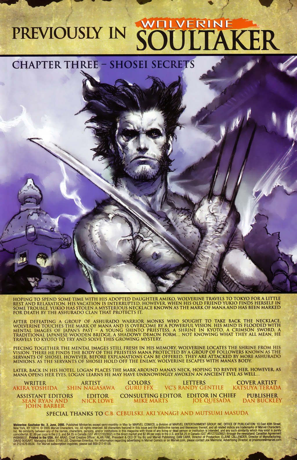 Read online Wolverine: Soultaker comic -  Issue #3 - 2