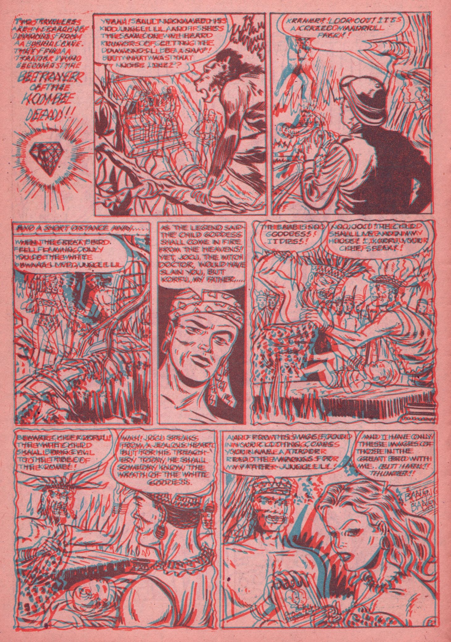 Read online Jungle Thrills 3-D comic -  Issue # Full - 26