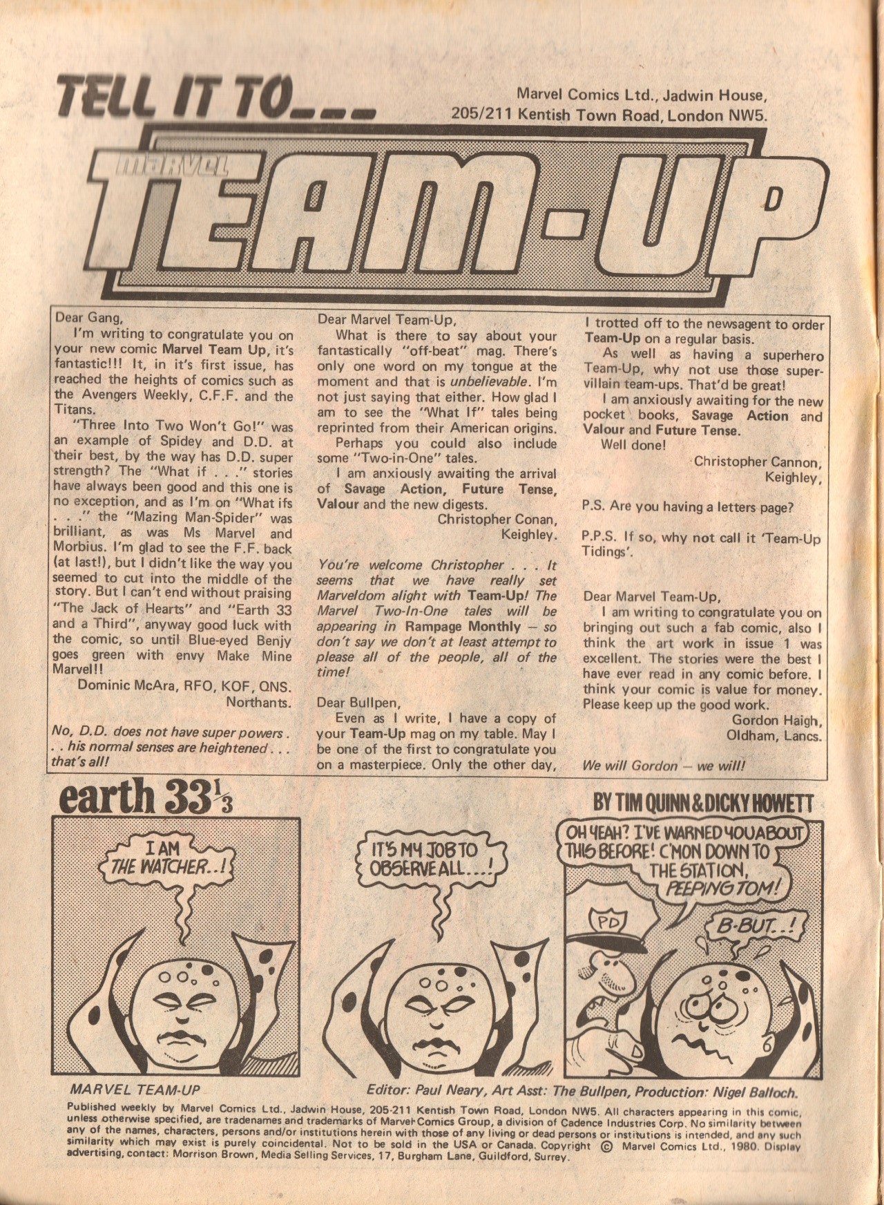 Read online Marvel Team-Up (1980) comic -  Issue #7 - 2