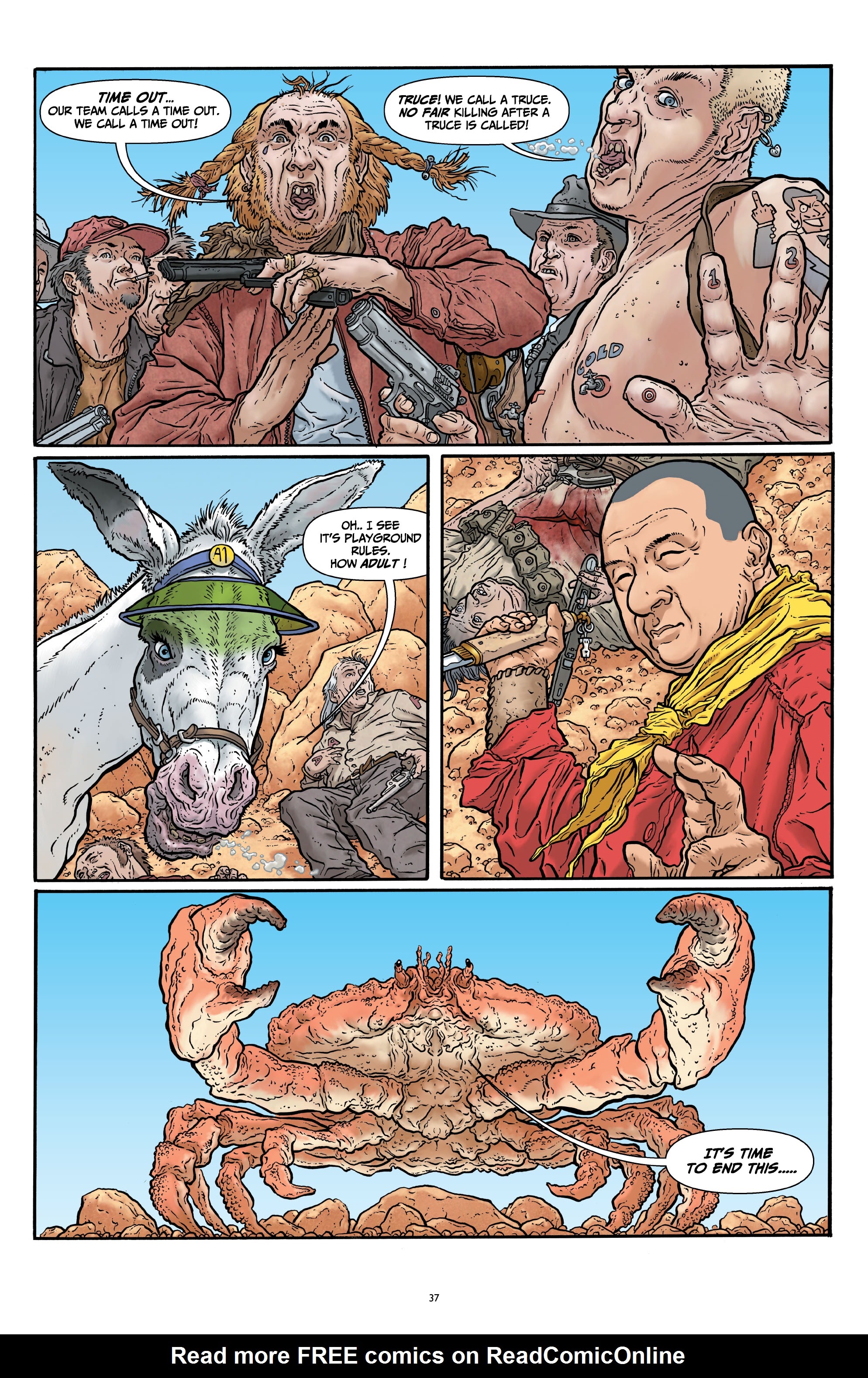 Read online Shaolin Cowboy comic -  Issue # _Start Trek (Part 1) - 29