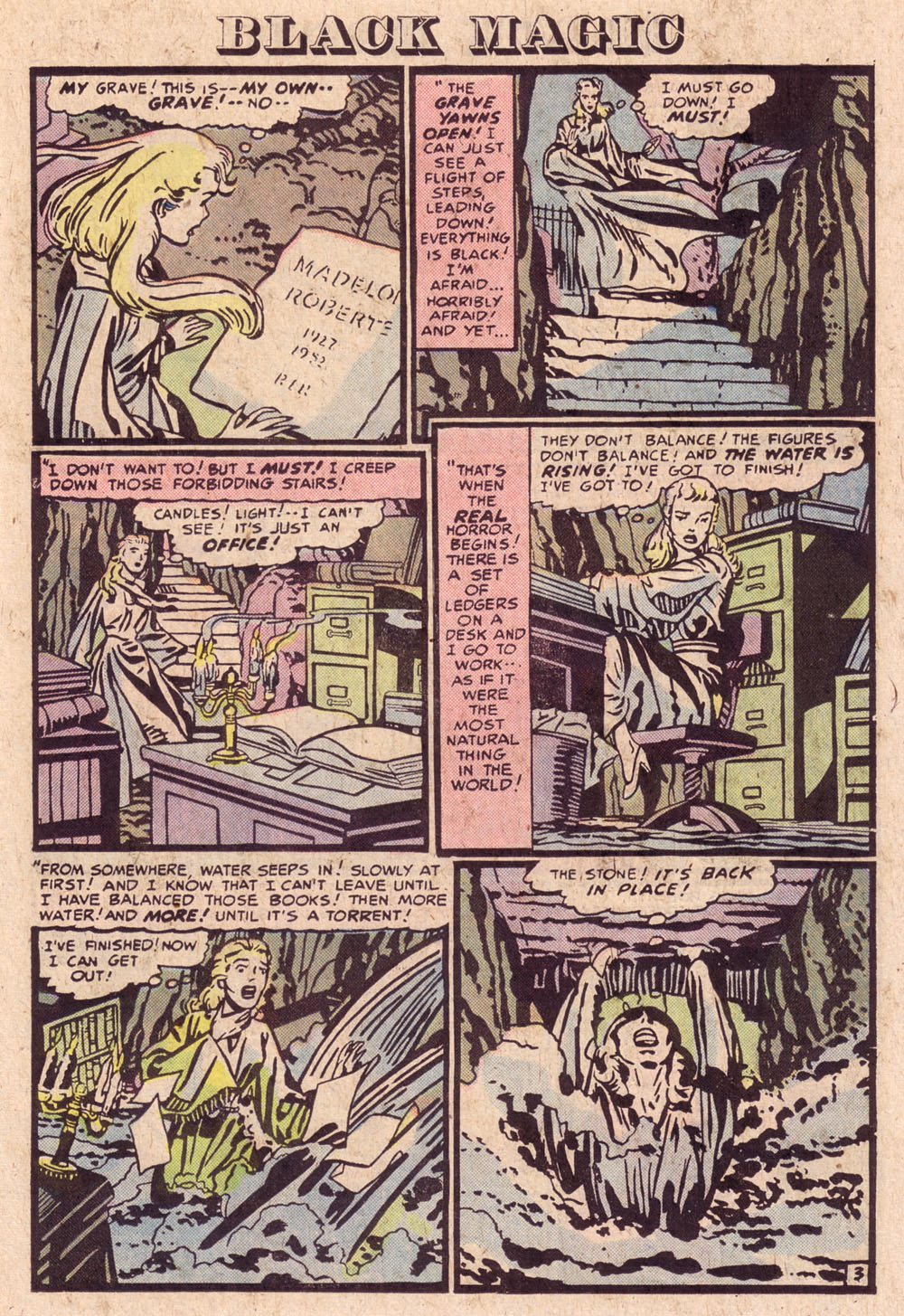 Read online Black Magic (1950) comic -  Issue #1 - 10