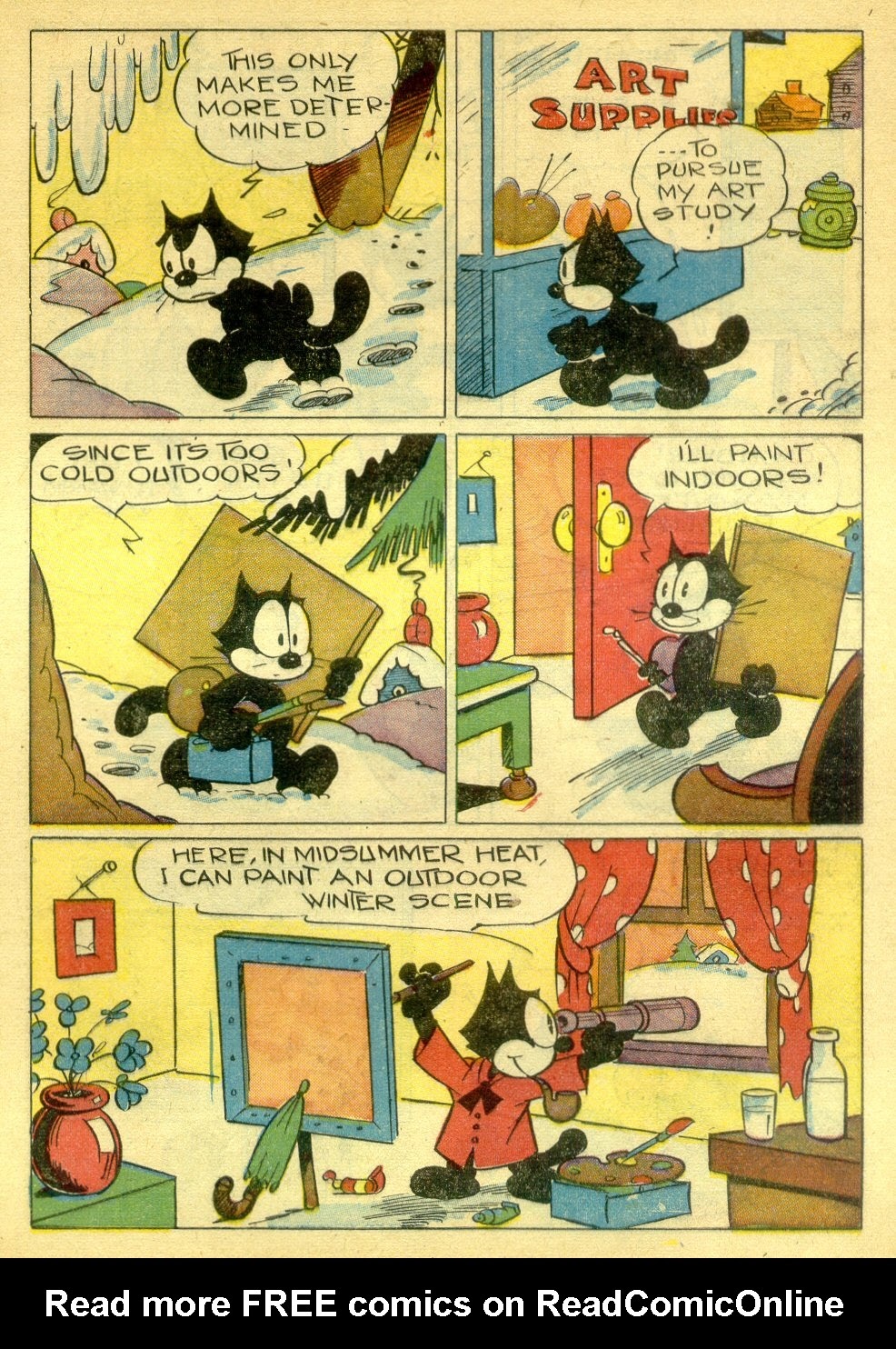 Read online Felix the Cat (1948) comic -  Issue #7 - 12
