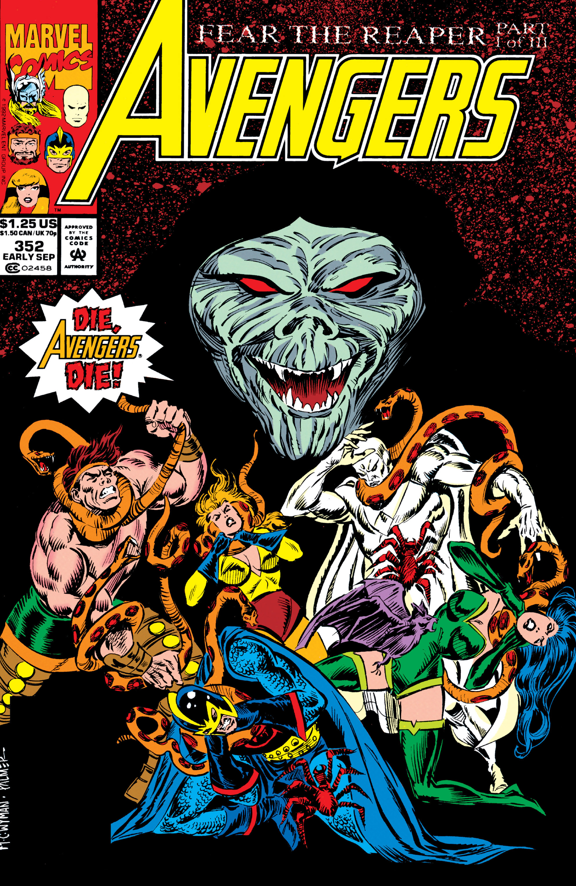 Read online The Avengers (1963) comic -  Issue #352 - 1