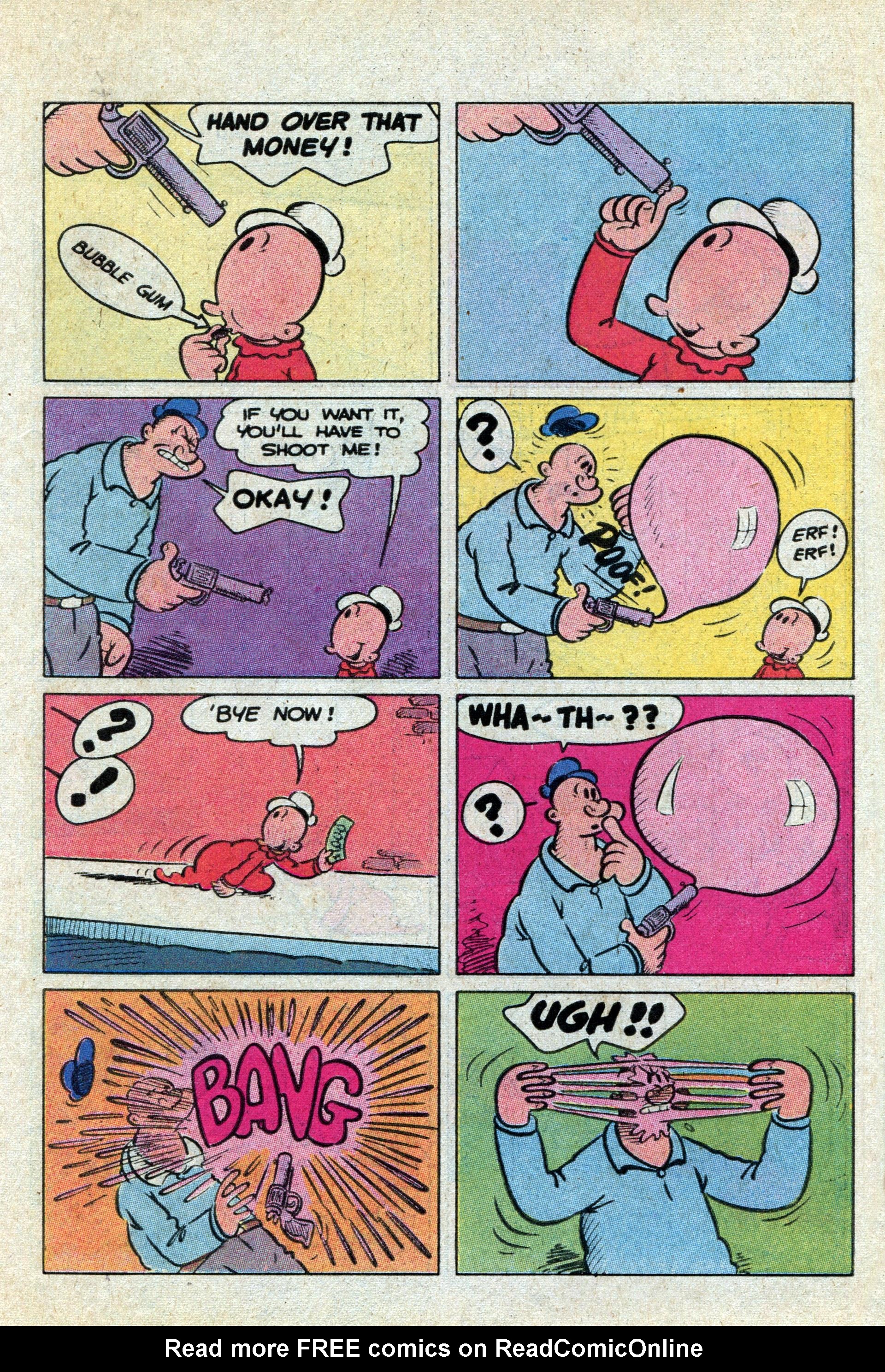 Read online Popeye (1948) comic -  Issue #167 - 27
