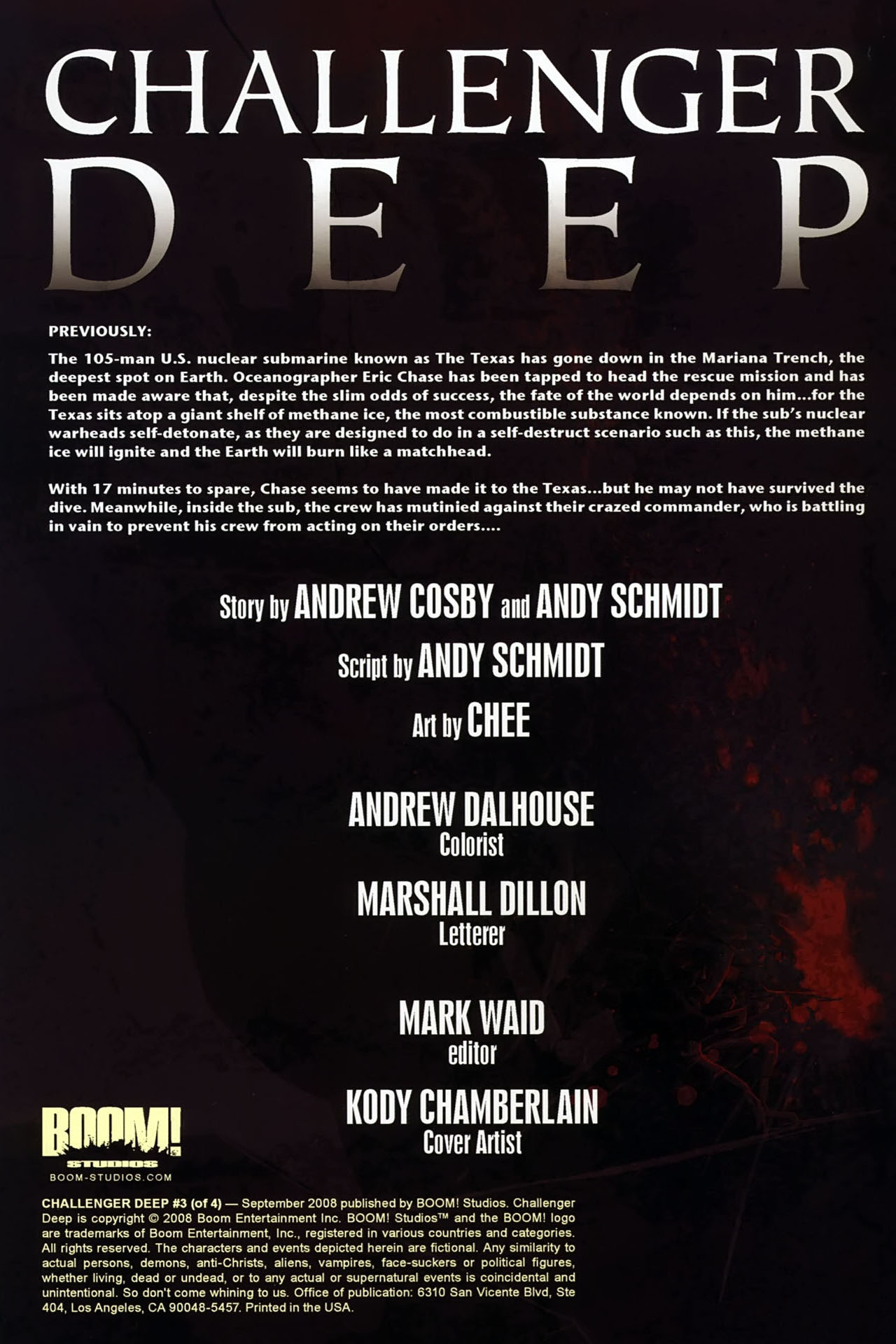 Read online Challenger Deep comic -  Issue #3 - 2