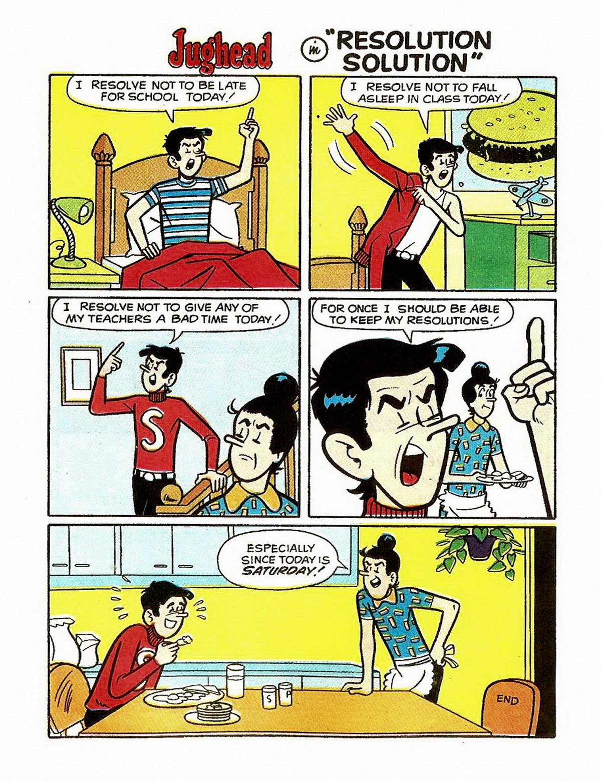 Read online Archie's Double Digest Magazine comic -  Issue #64 - 48