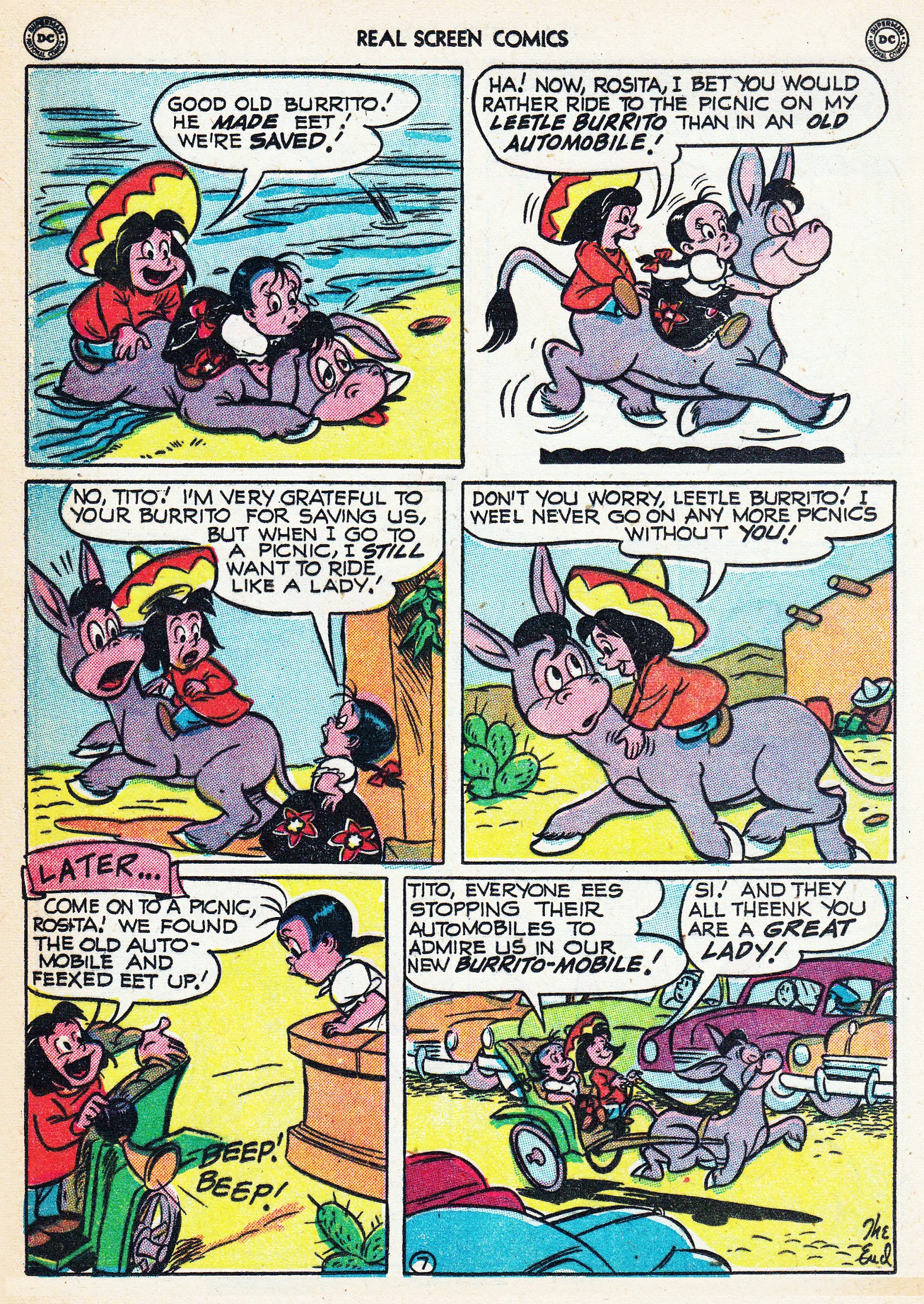 Read online Real Screen Comics comic -  Issue #37 - 34