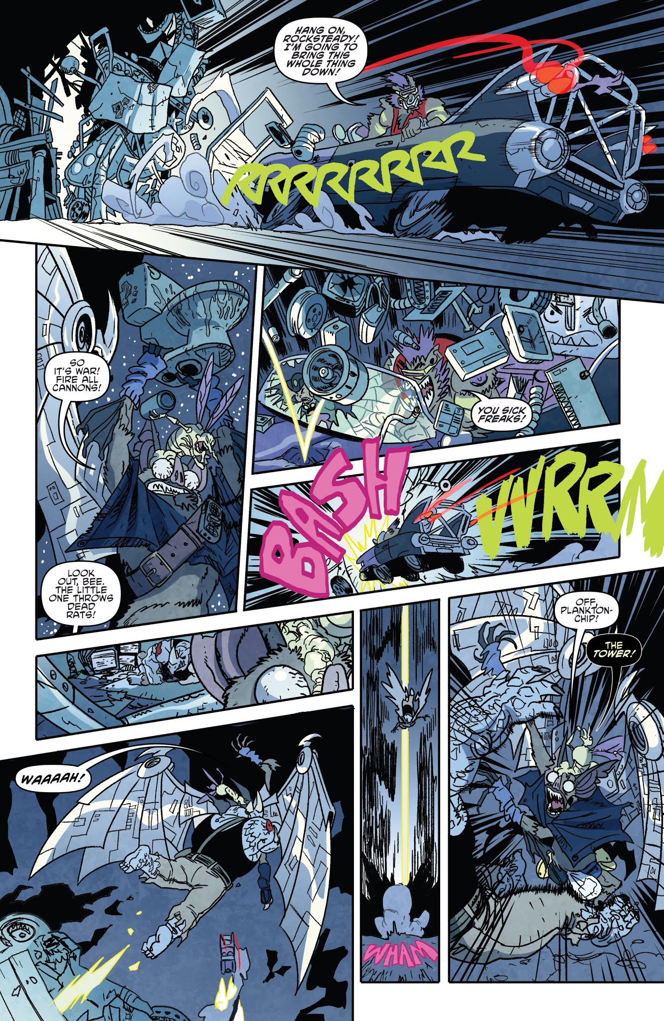 Read online Teenage Mutant Ninja Turtles: Bebop & Rocksteady Hit the Road comic -  Issue #1 - 16